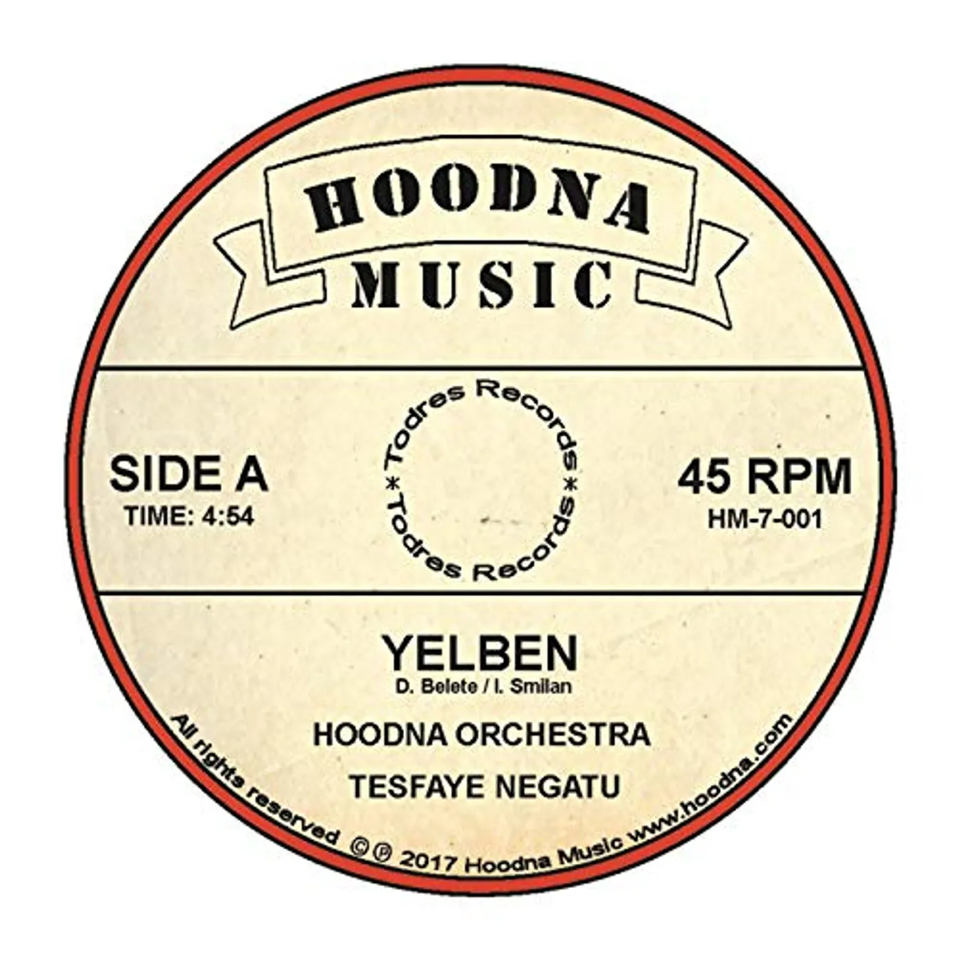 Hoodna Orchestra YELBEN / BEZA Vinyl Record