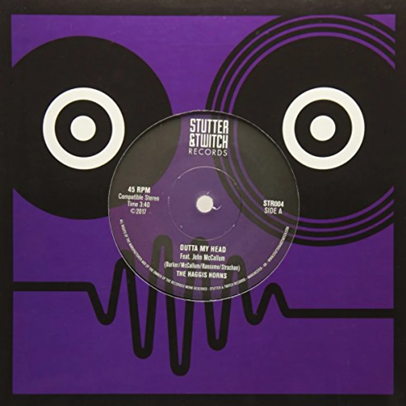 The Haggis Horns STUTTER & TWITCH Vinyl Record