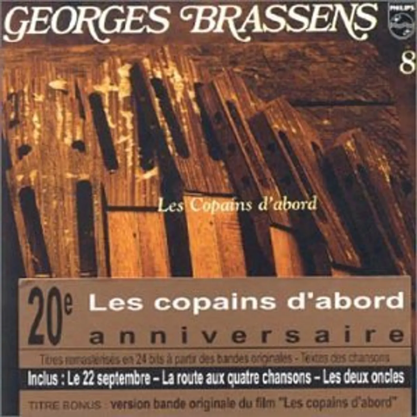 Georges Brassens LES COPAINS D ABO 8 CD