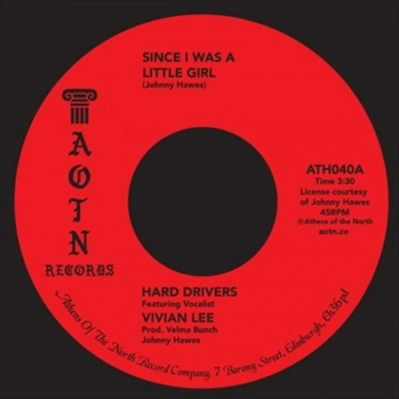 Hard Drivers Since I Was a Little Girl Vinyl Record