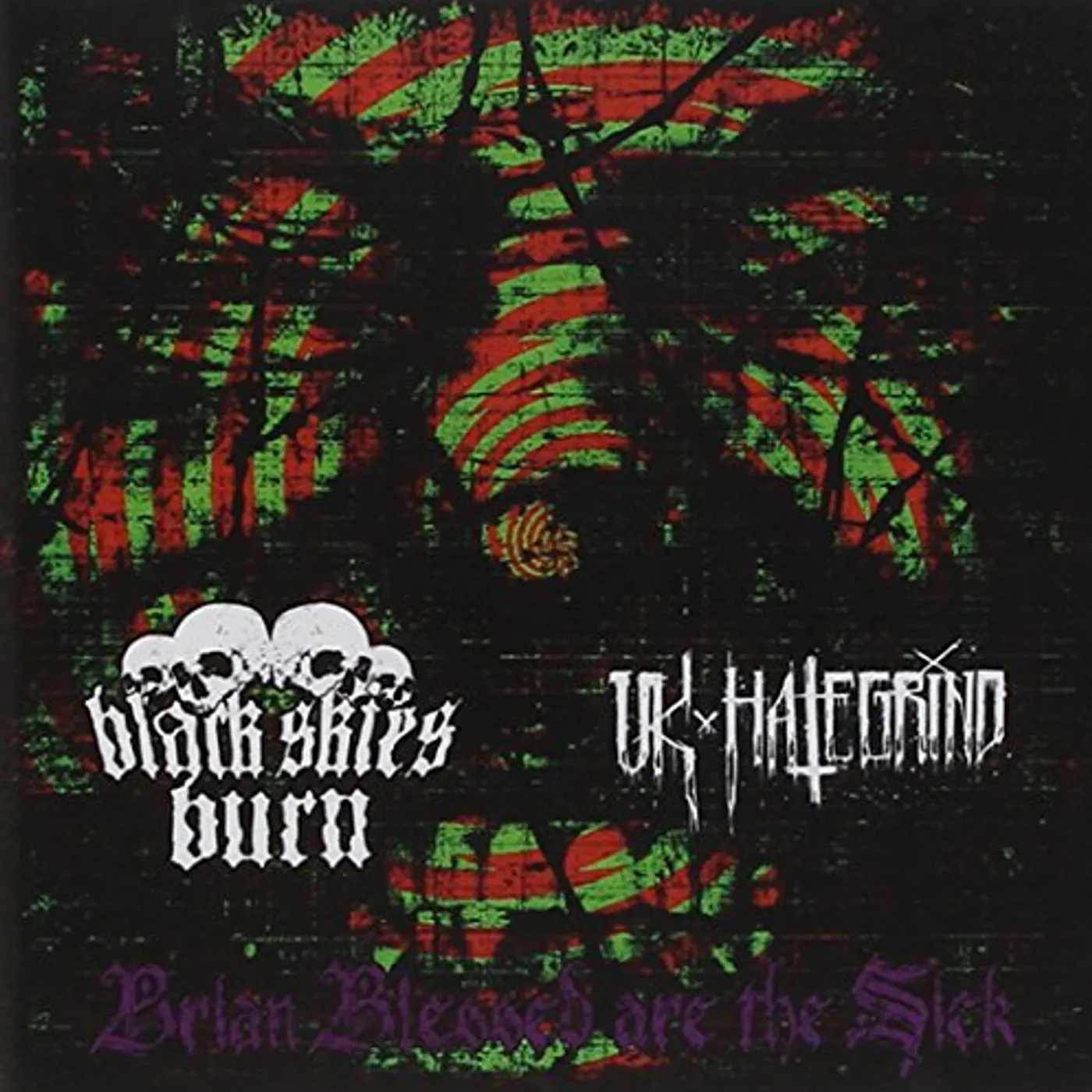 Black Skies Burn / Uk Hate Grind BRIAN BLESSED ARE THE SICK CD