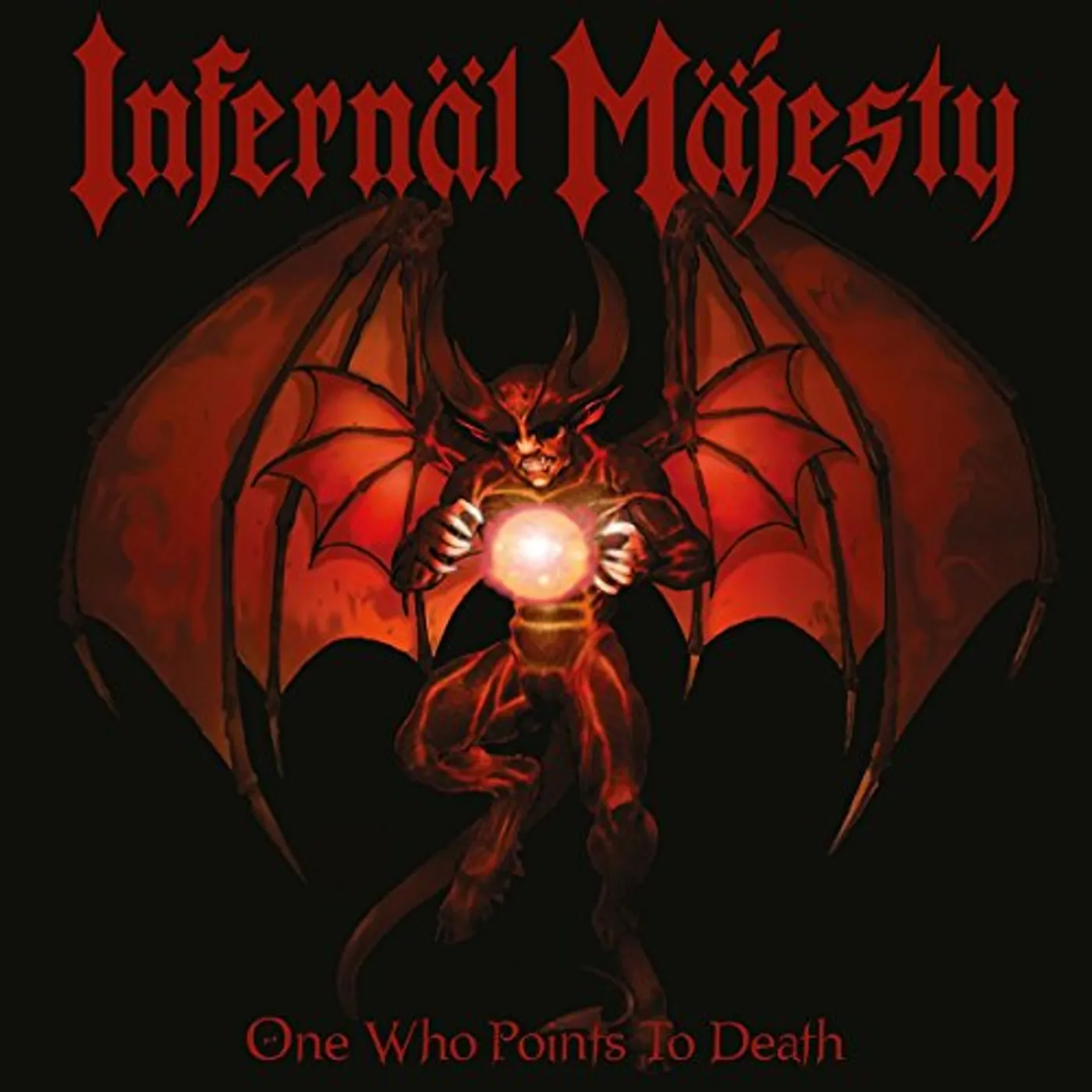 Infernäl Mäjesty ONE WHO POINTS TO DEATH (BLOOD RED VINYL) Vinyl Record