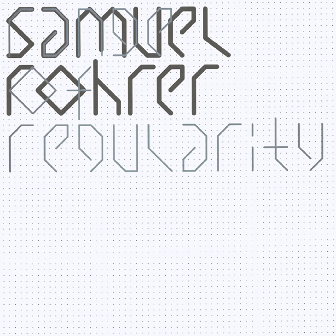 Samuel Rohrer RANGE OF REGULARITY CD