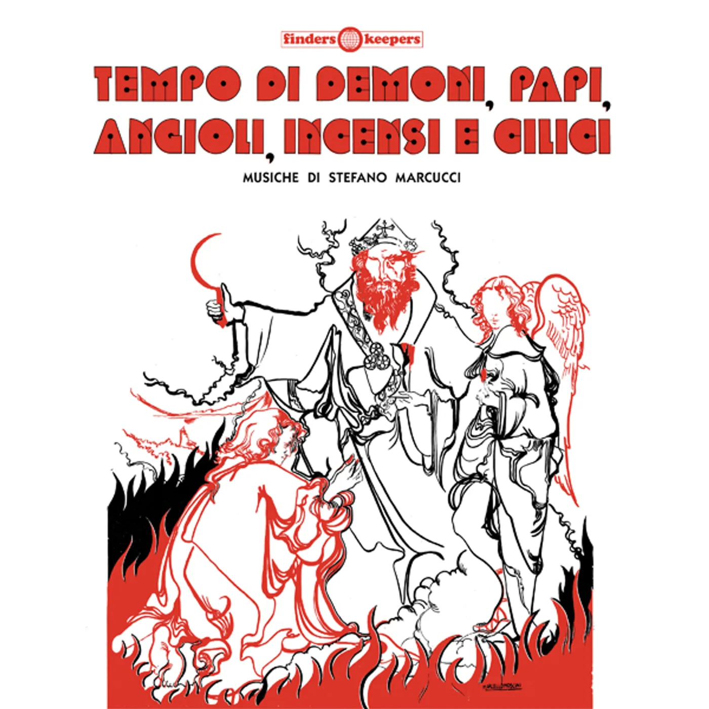 Stefano Marcucci TEMPO DI DEMONO PAPI ANGIOLI INCENSI - Original Soundtrack Vinyl Record