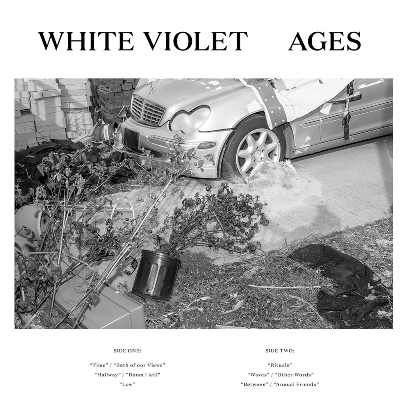 White Violet AGES Vinyl Record
