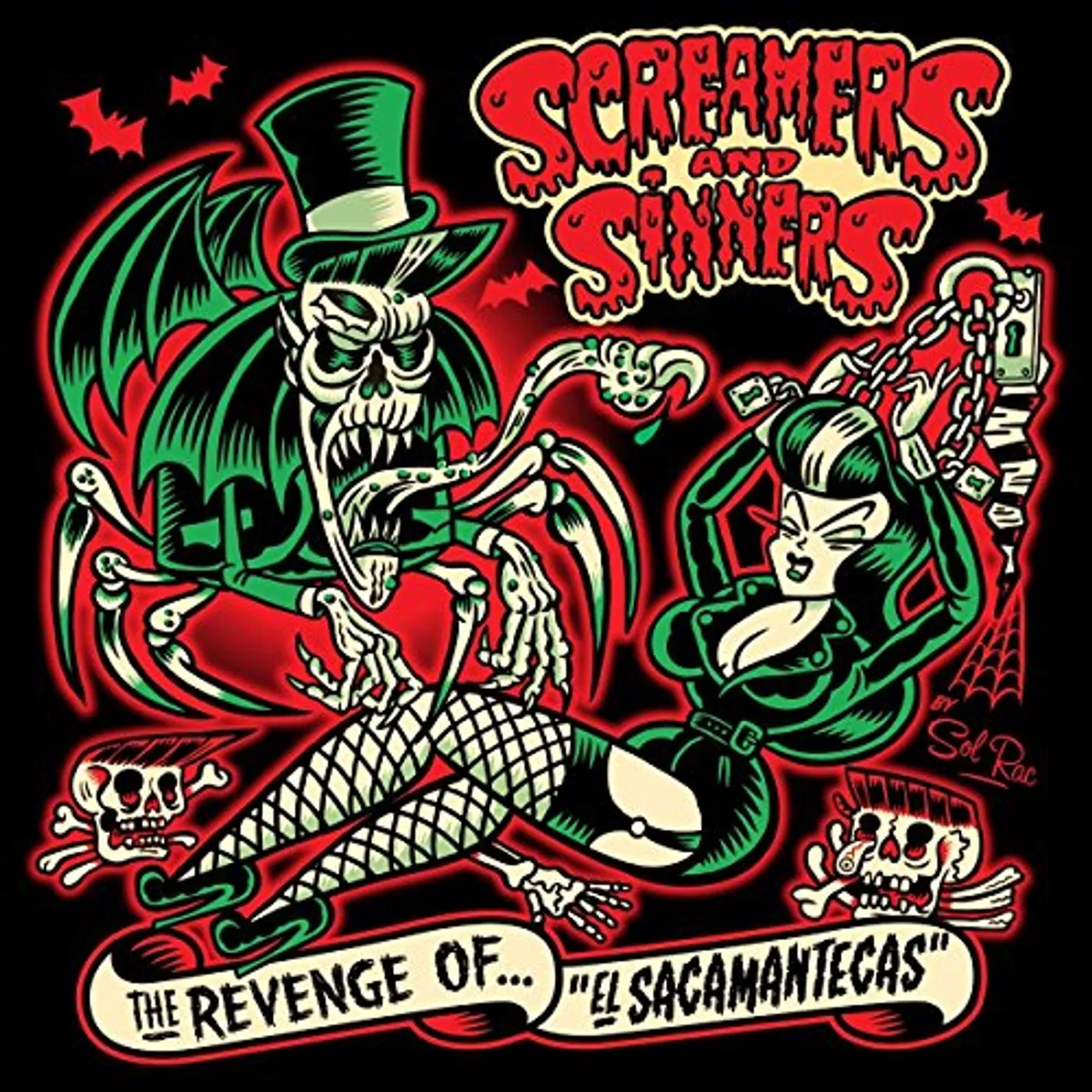 Screamers and Sinners REVENGE OF EL SACAMANTECAS Vinyl Record