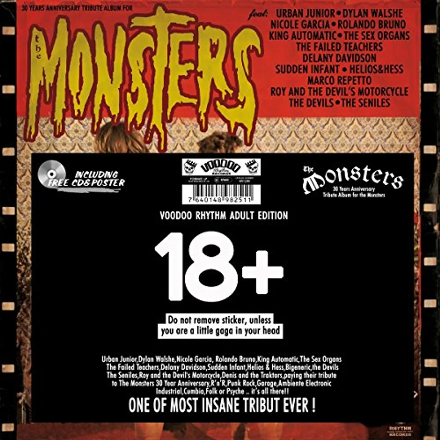 30 YEARS ANNIVERSARY TRIBUTE FOR THE MONSTER / VAR Vinyl Record