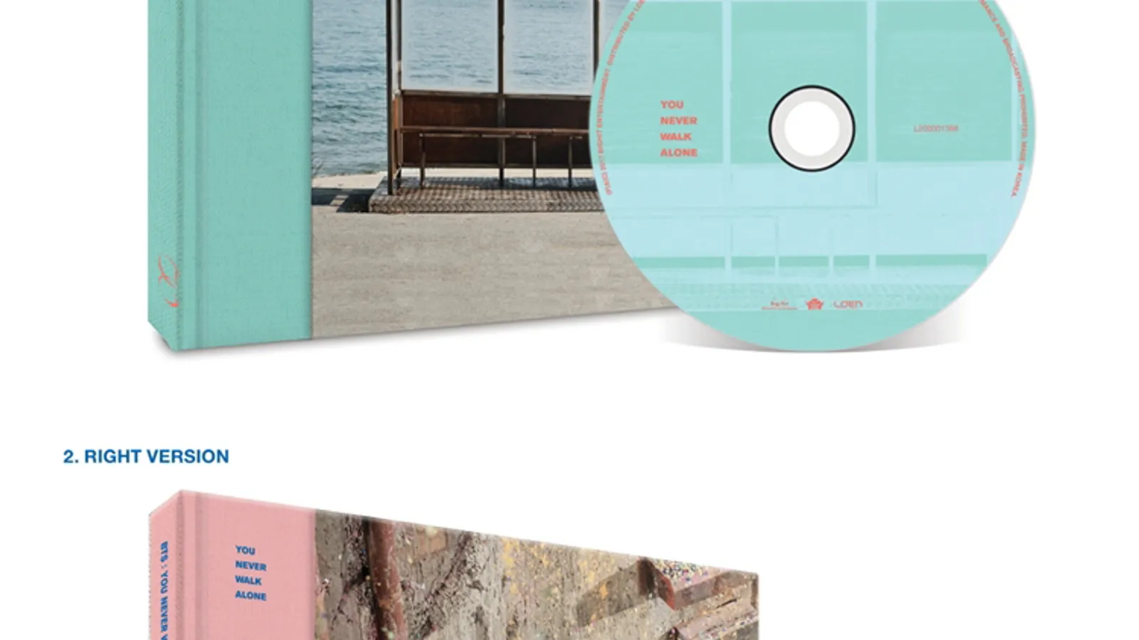 BTS YOU NEVER WALK ALONE (RANDOM COVER) CD