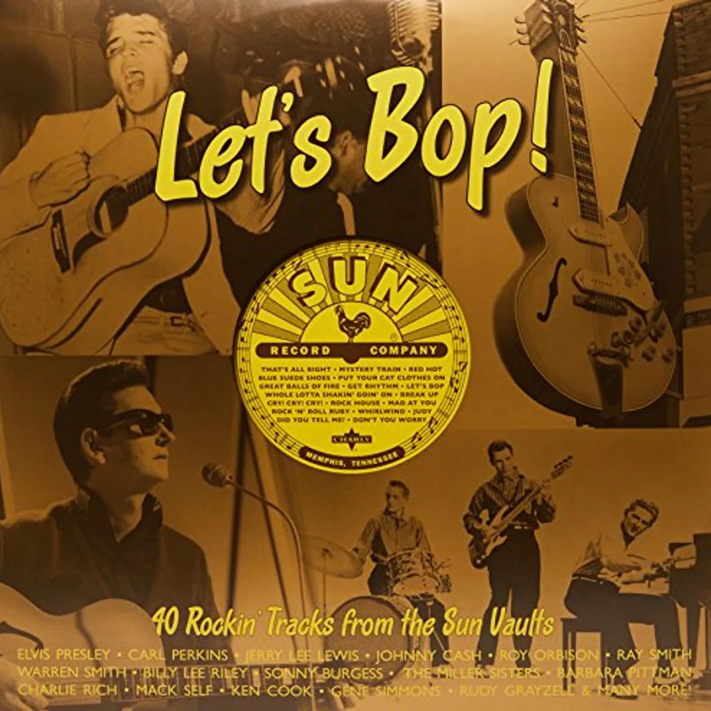 LET'S BOP: 40 ROCKIN TRACKS FROM THE SUN VAULTS Vinyl Record
