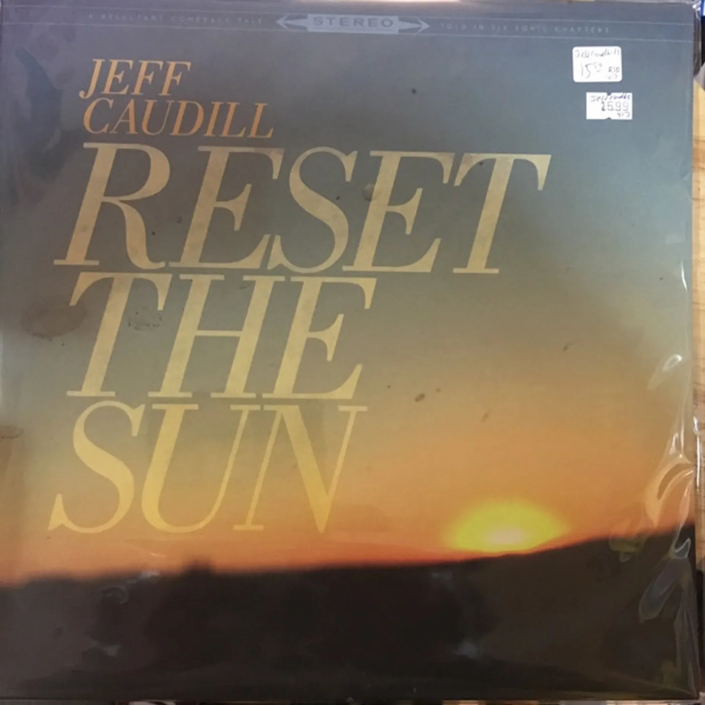 Jeff Caudill RESET THE SUN Vinyl Record