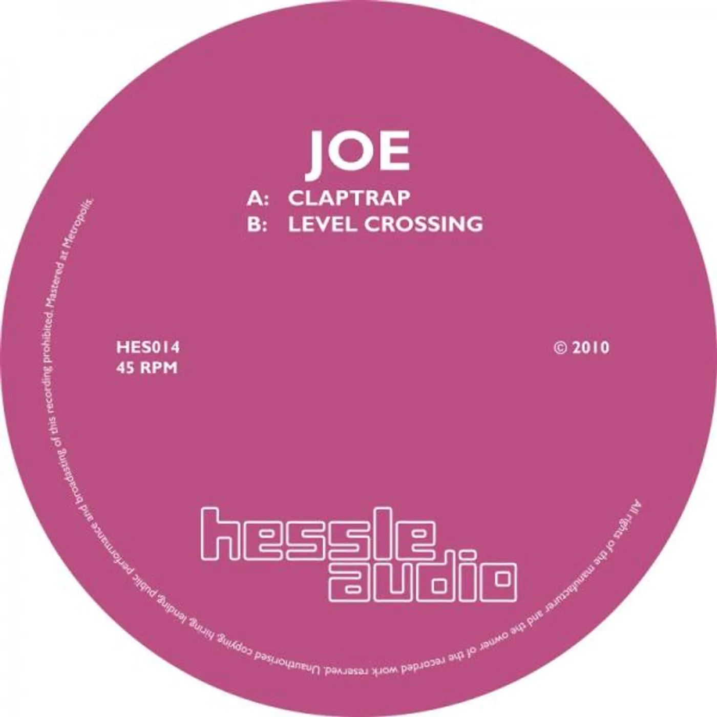 Joe CLAPTRAP / LEVEL CROSSING Vinyl Record