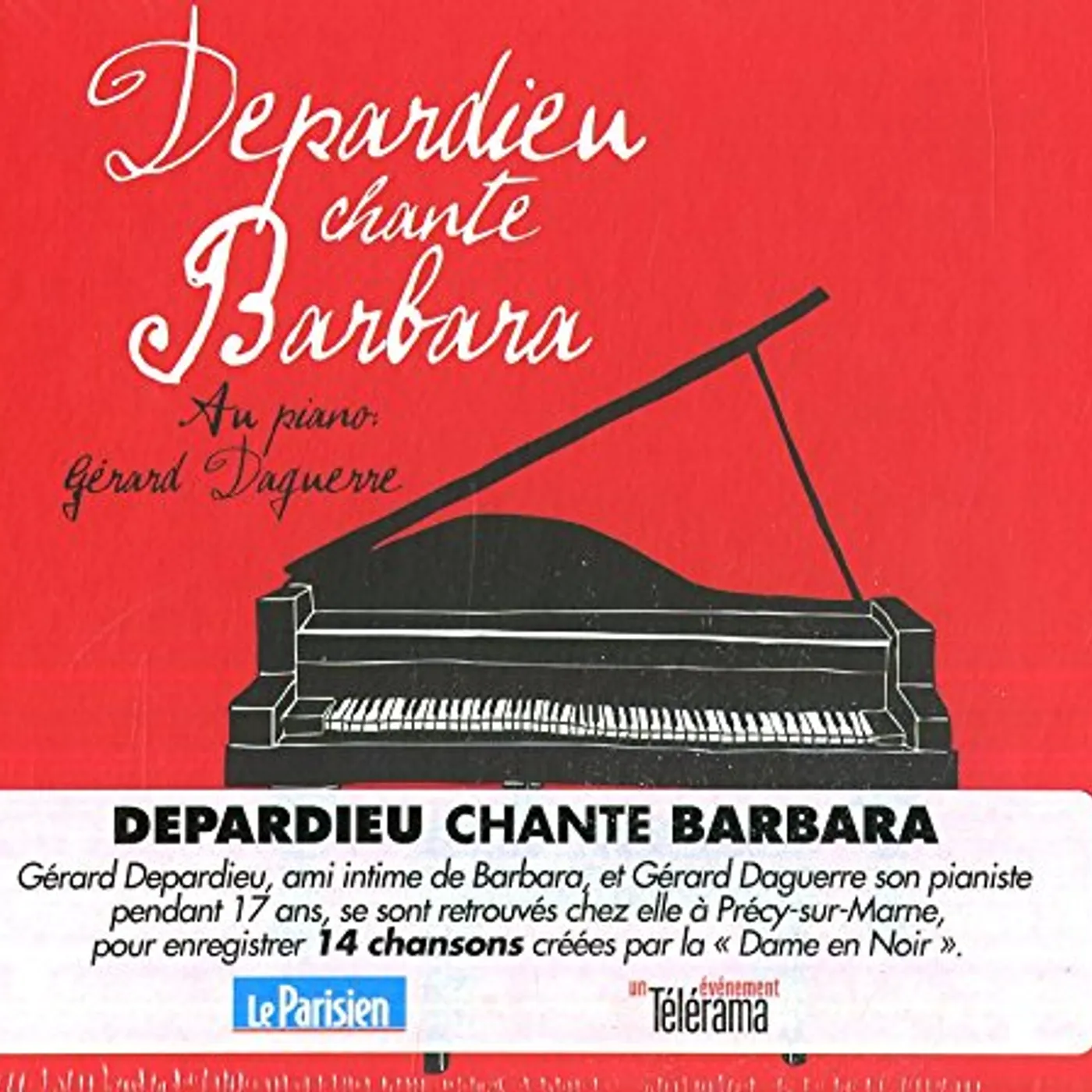 Gerard Depardieu DEPARDIEU CHANGE BARBARA CD