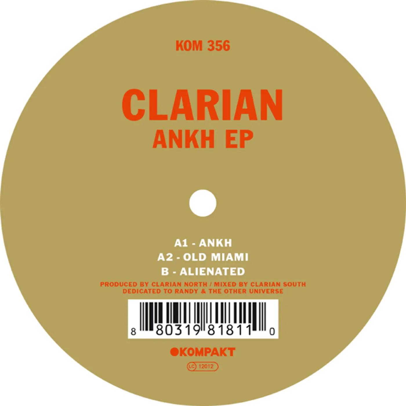 Clarian Ankh Vinyl Record