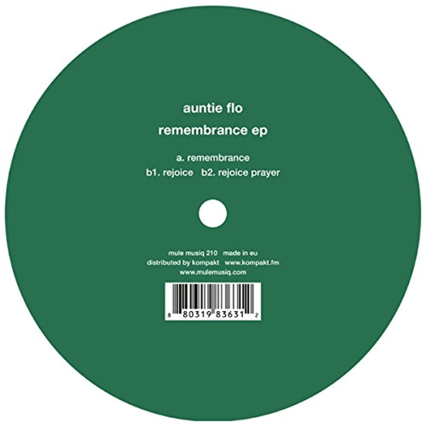 Auntie Flo Remembrance Vinyl Record
