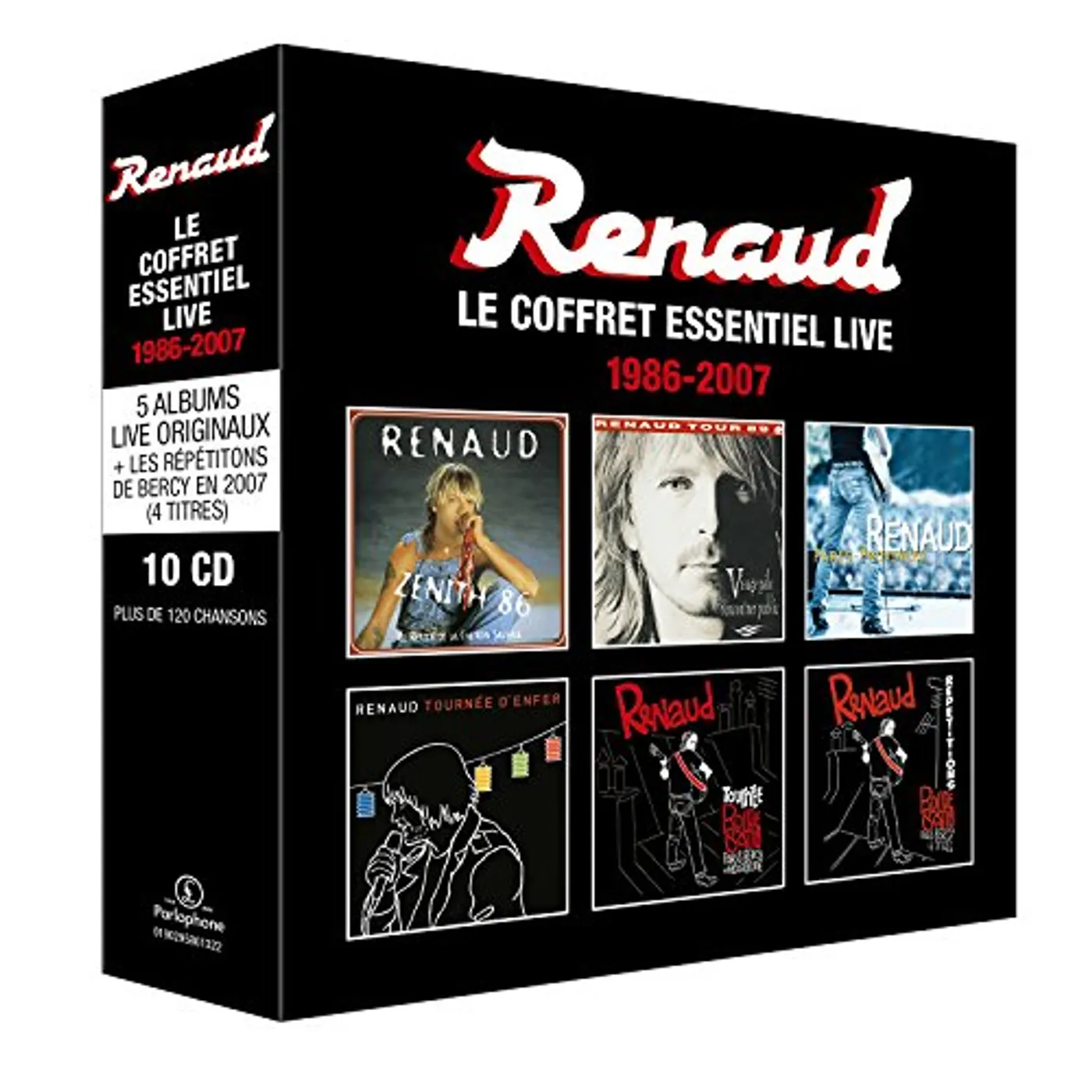 Renaud LE COFFRET ESSENTIAL LIVE 1986-2007 CD