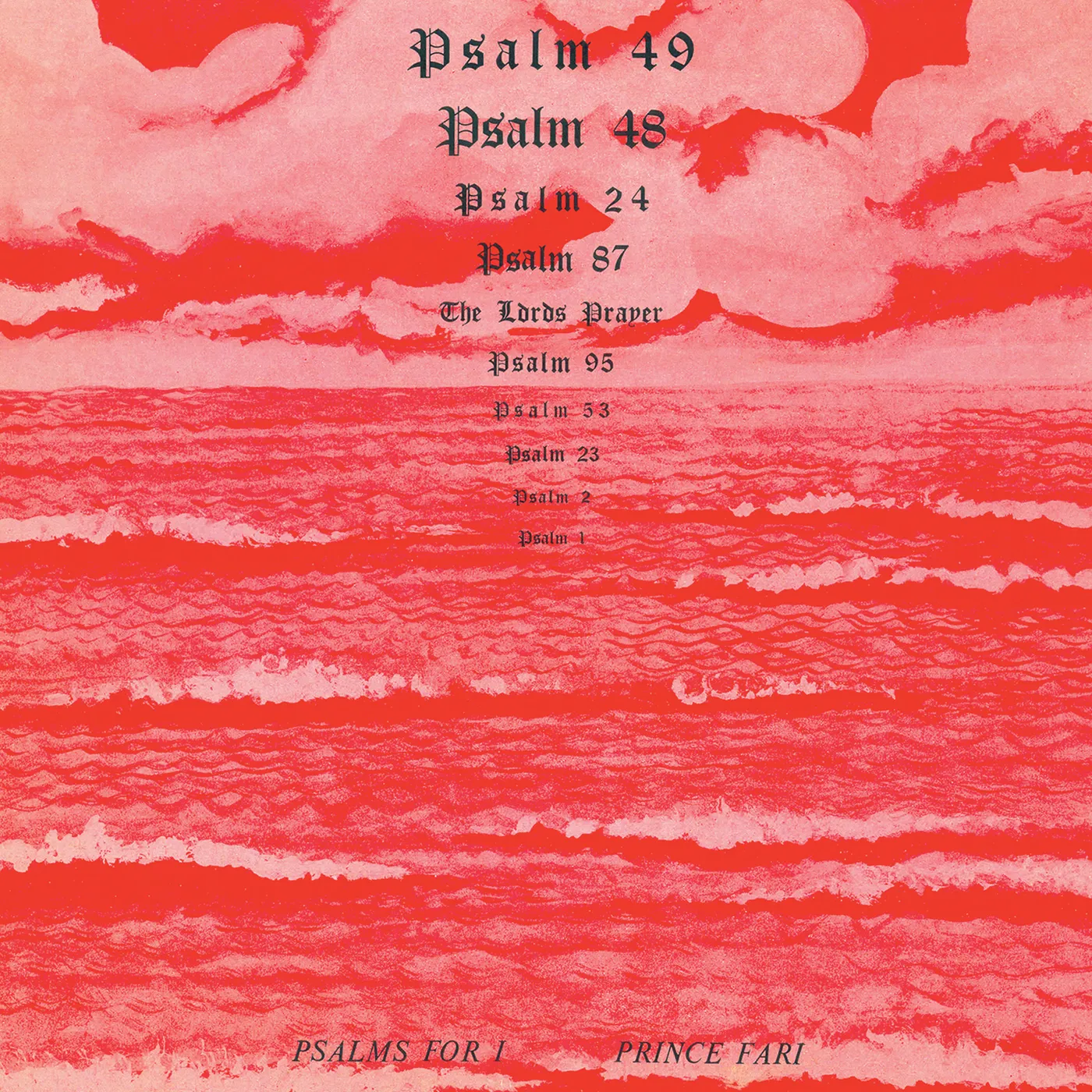 Prince Far I PSALMS FOR I CD