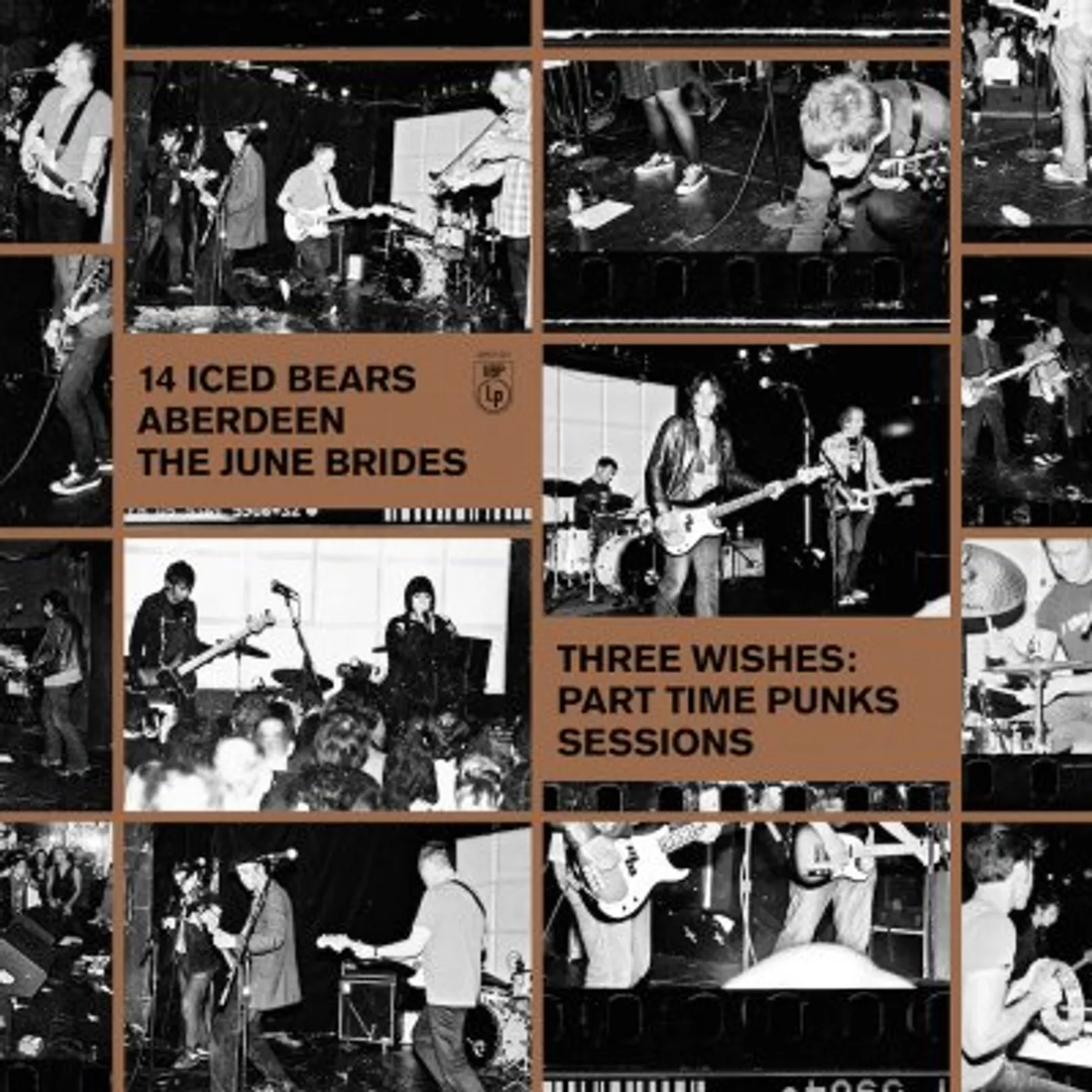 14 Iced Bears / Aberdeen / June Brides THREE WISHES: PART TIME PUNKS SESSIONS Vinyl Record