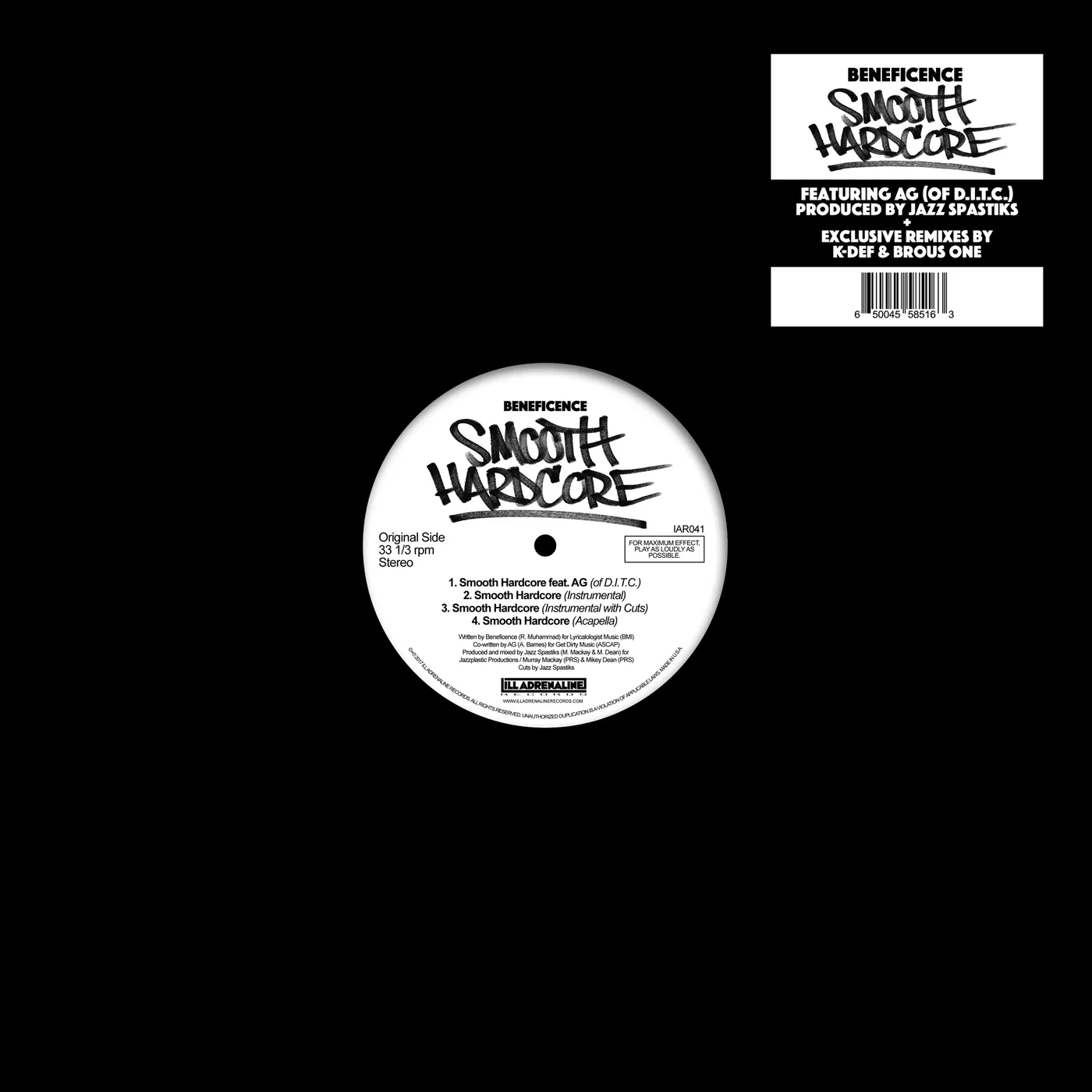 Beneficence Smooth Hardcore Vinyl Record