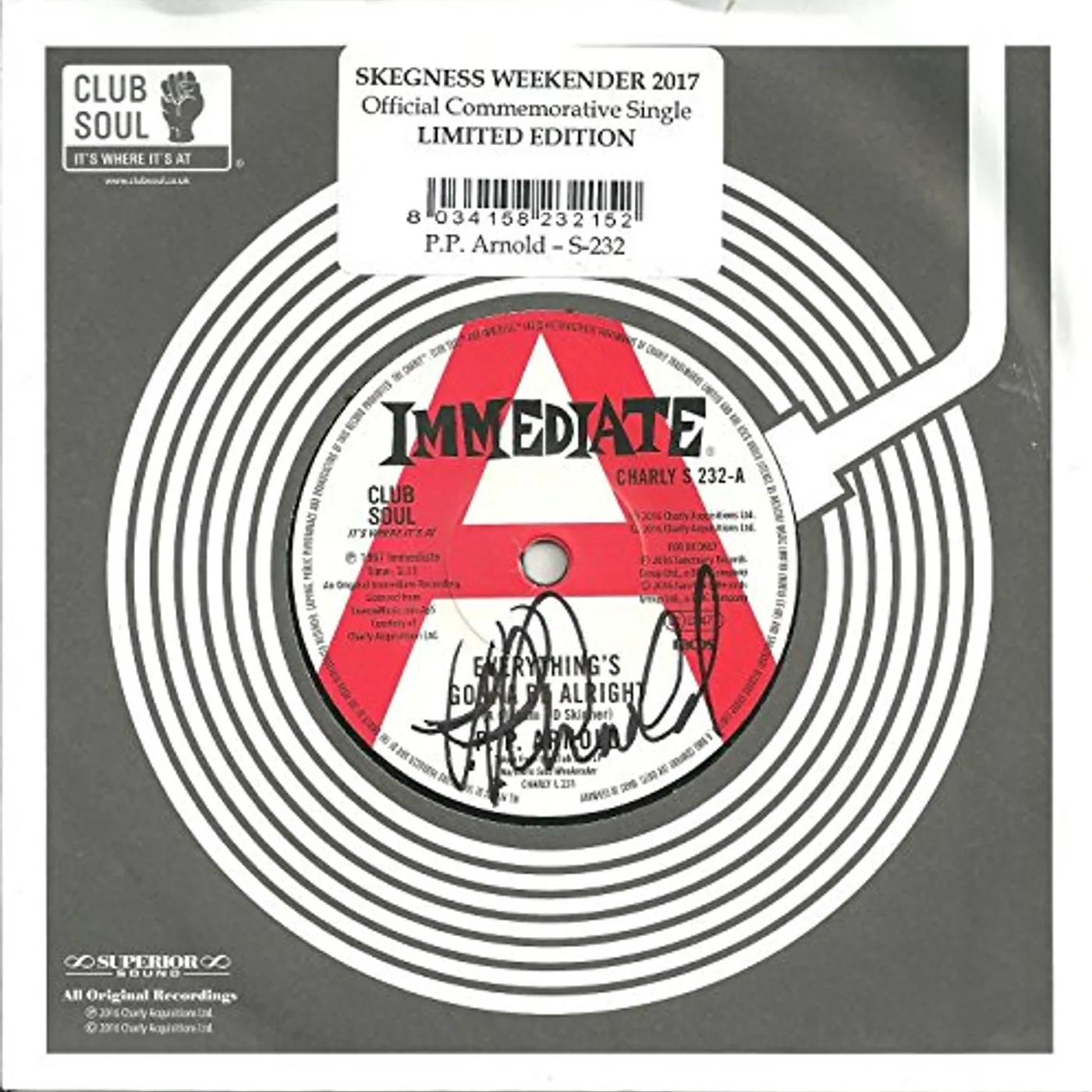 P.P. Arnold EVERYTHING'S GONNA BE ALRIGHT Vinyl Record