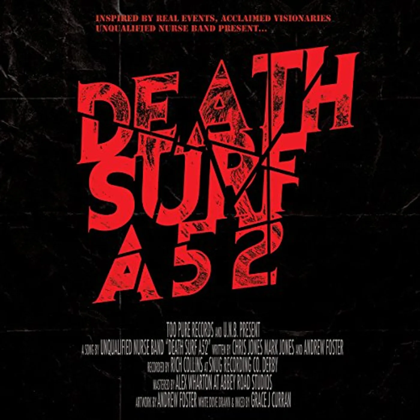 Unqualified Nurse Band Death Surf A52 Vinyl Record