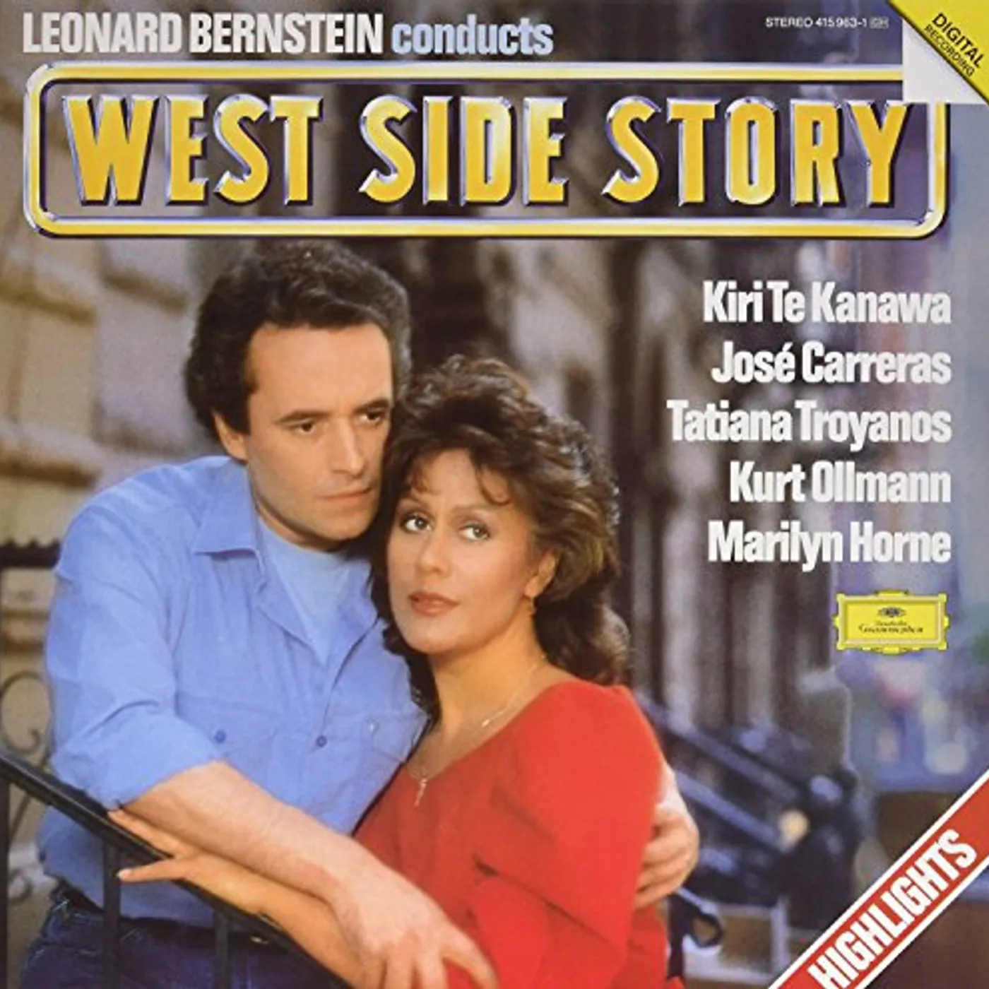 Te Kanawa LEONARD BERNSTEIN CONDUCTS WEST SIDE STORY Vinyl Record