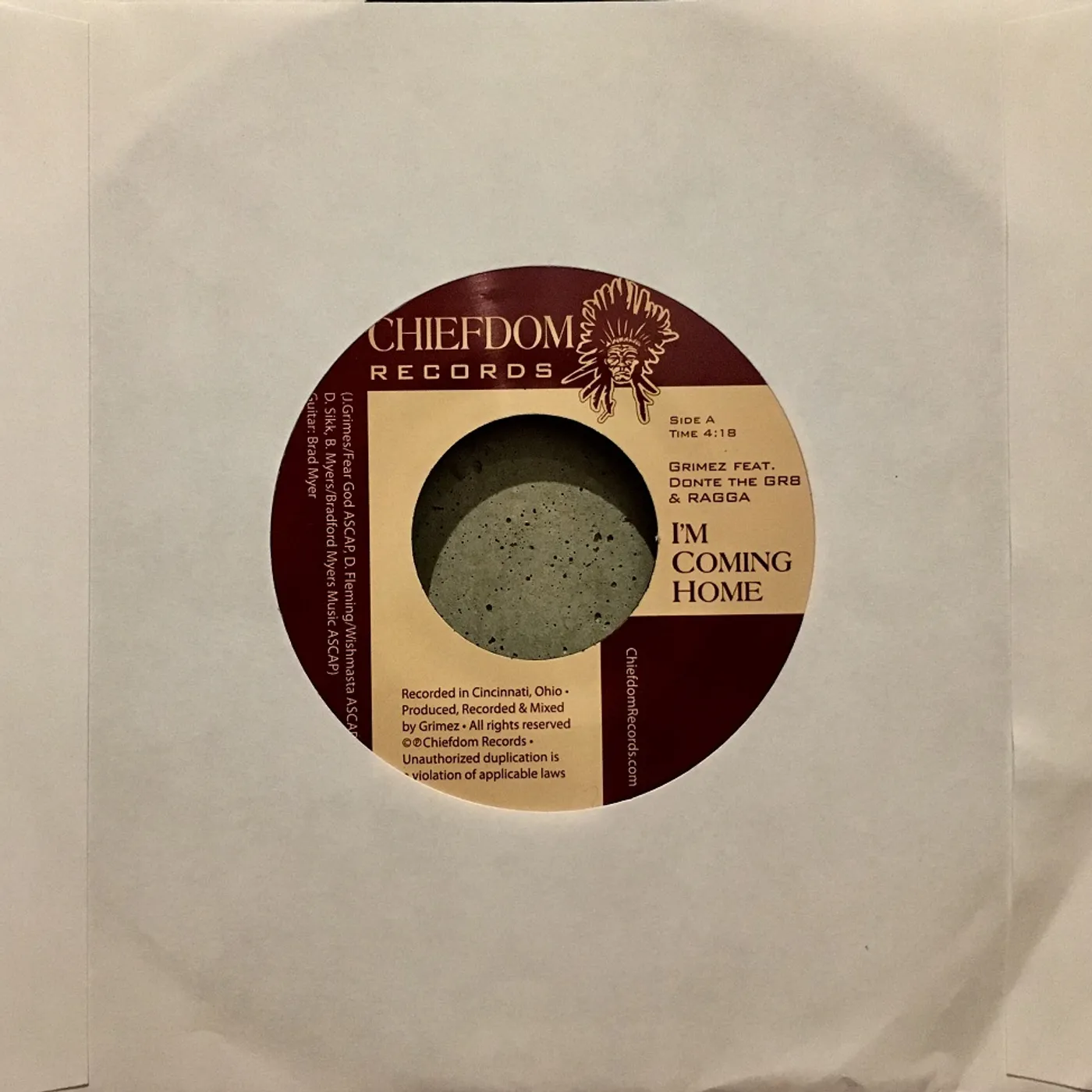 Grimez I'M COMING HOME / GIANTS AMONGST MEN Vinyl Record