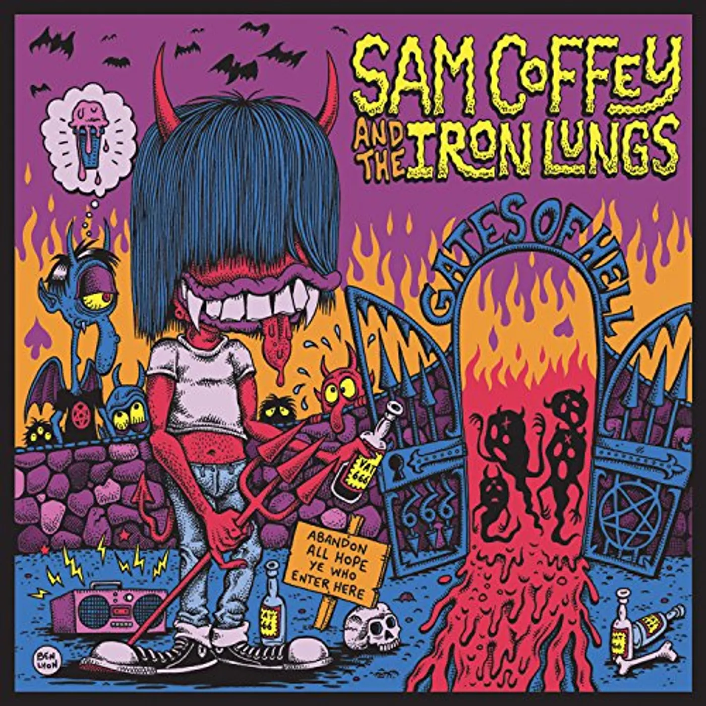 Sam Coffey and The Iron Lungs Gates Of Hell Vinyl Record