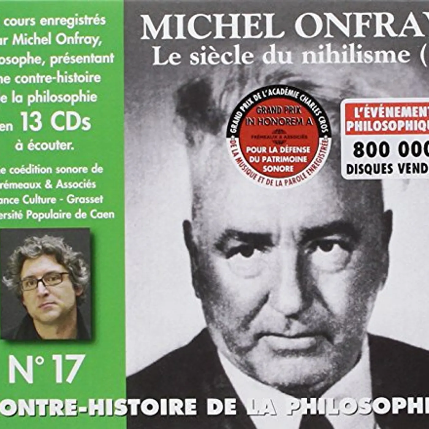 Michel Onfray V17: CONTRE HISTOIRE PHILOSOPHIE CD