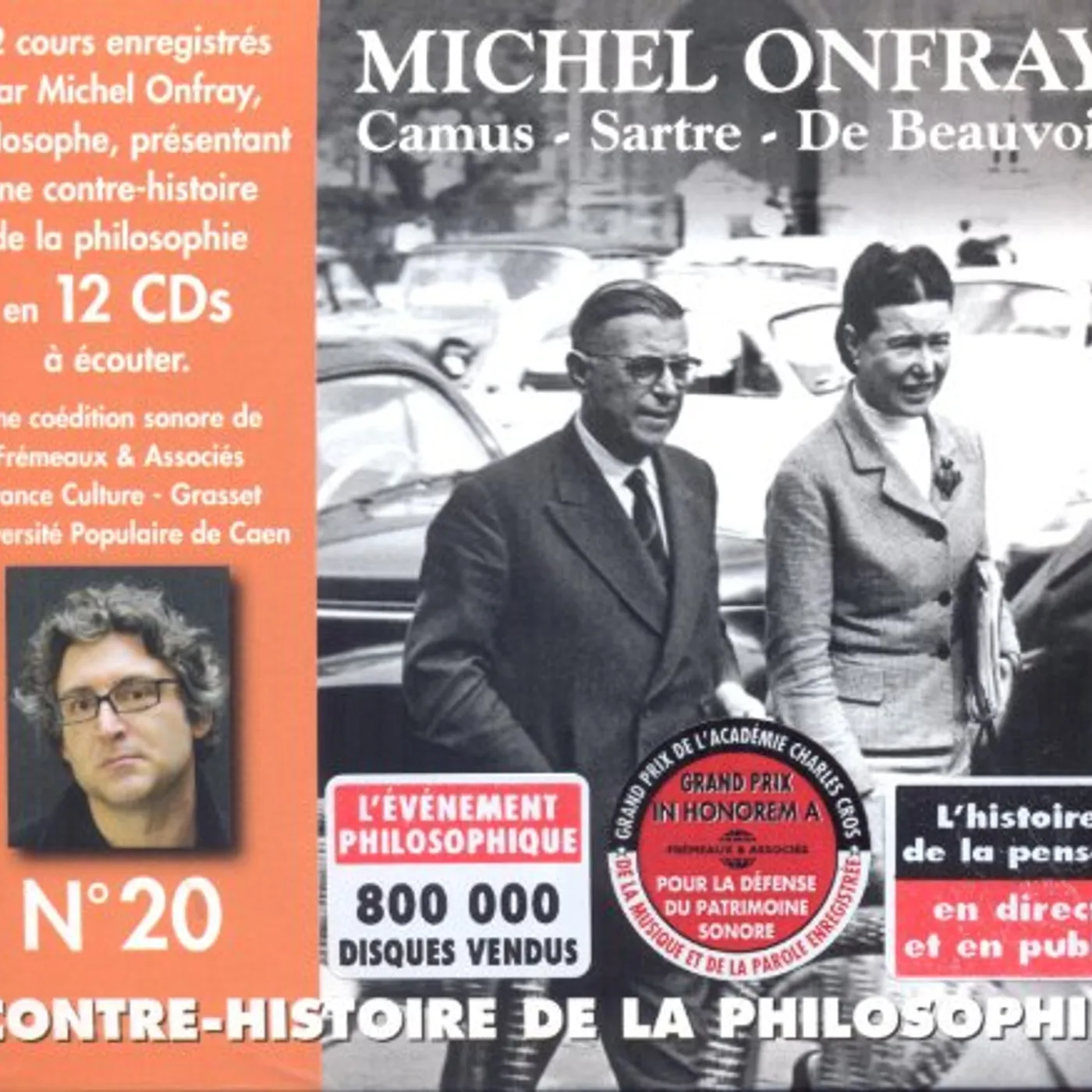 Michel Onfray V20: CONTRE HISTOIRE PHILOSOPHIE CD