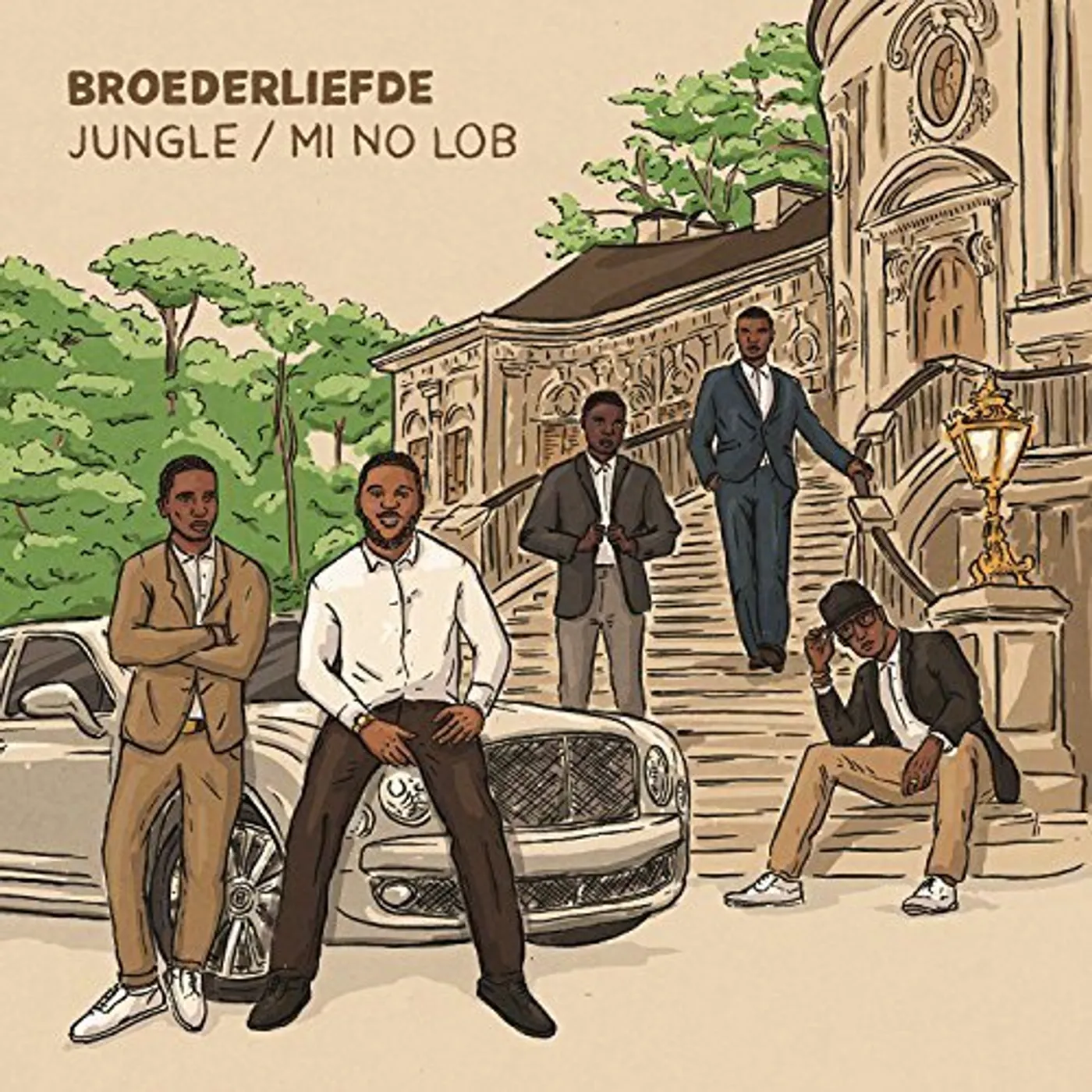 Broederliefde JUNGLE / MI NO LOB Vinyl Record