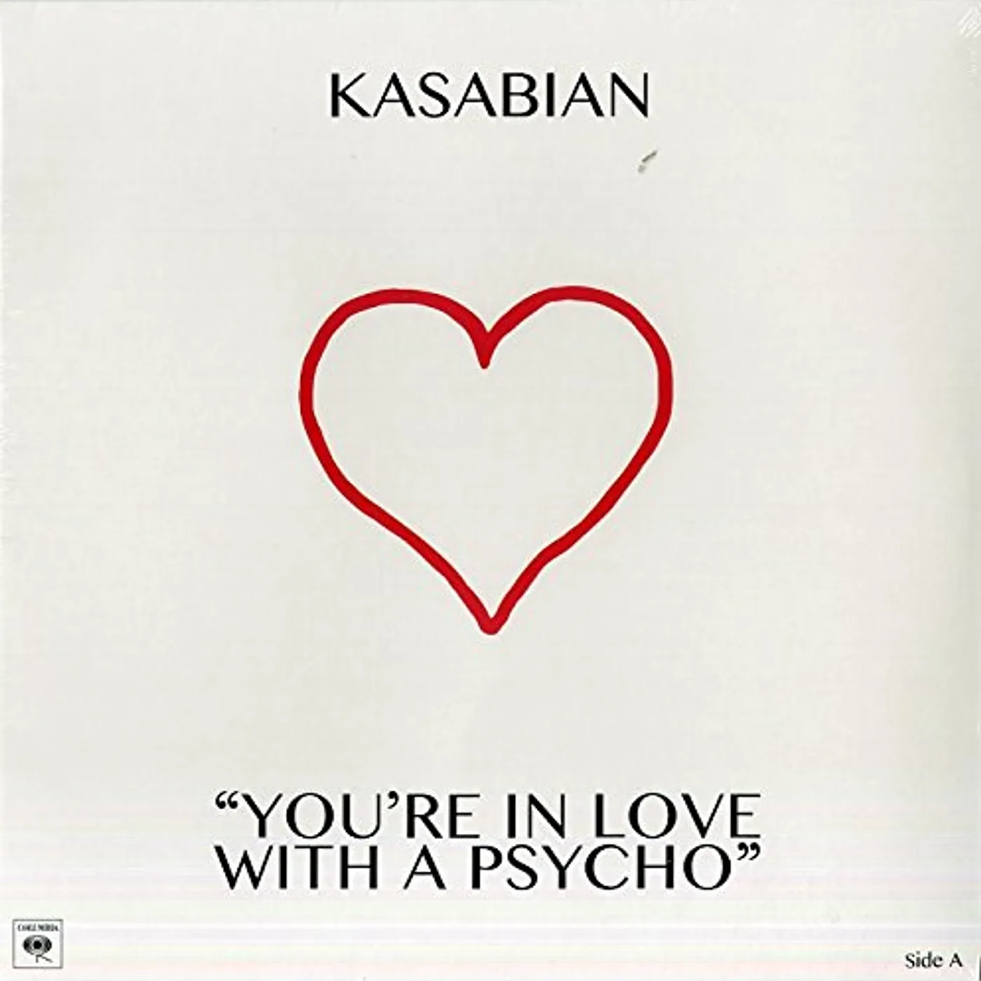 Kasabian YOU'RE IN LOVE WITH A PSYCHO Vinyl Record - 10 Inch Single, Italy Release
