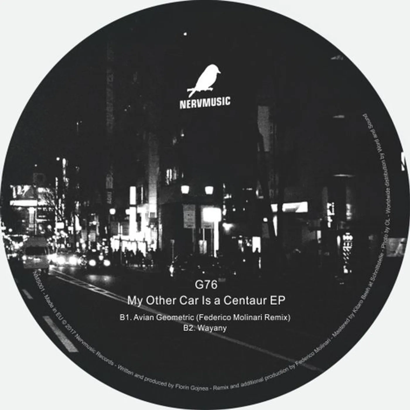 G76 MY OTHER CAR IS A CENTAUR Vinyl Record