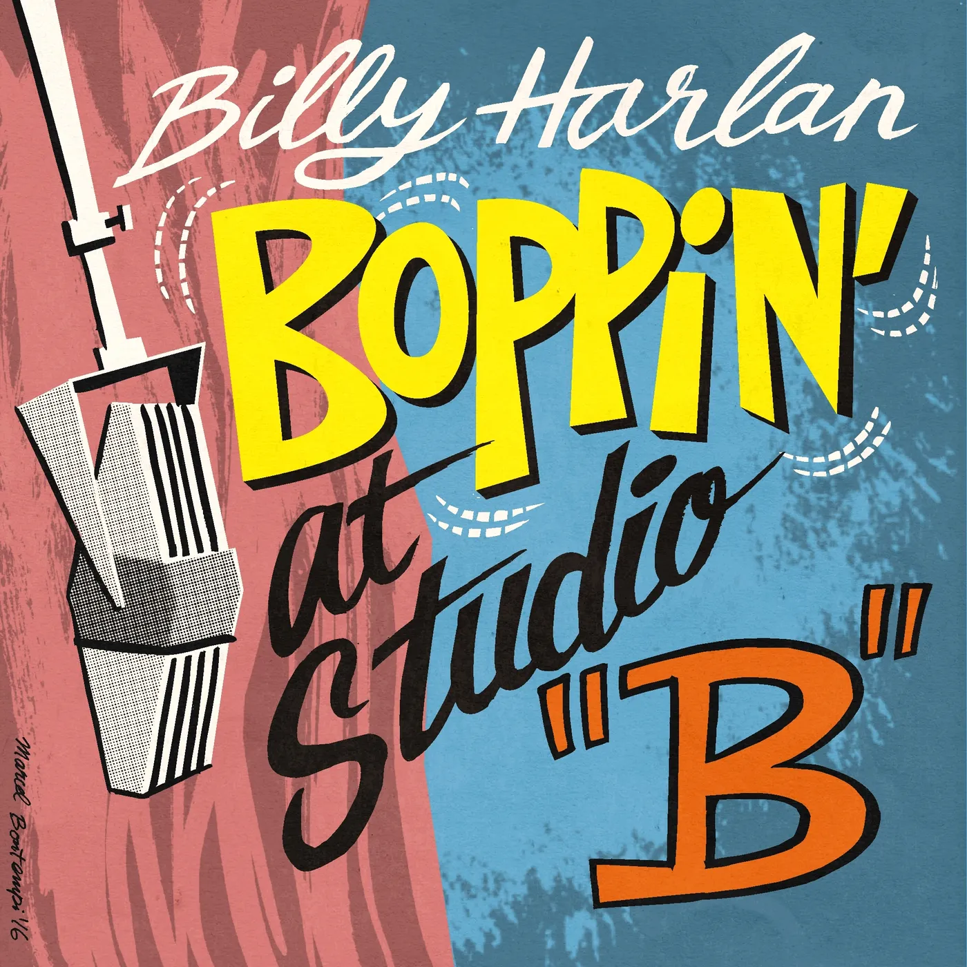 Billy Harlan Boppin' at Studio B Vinyl Record