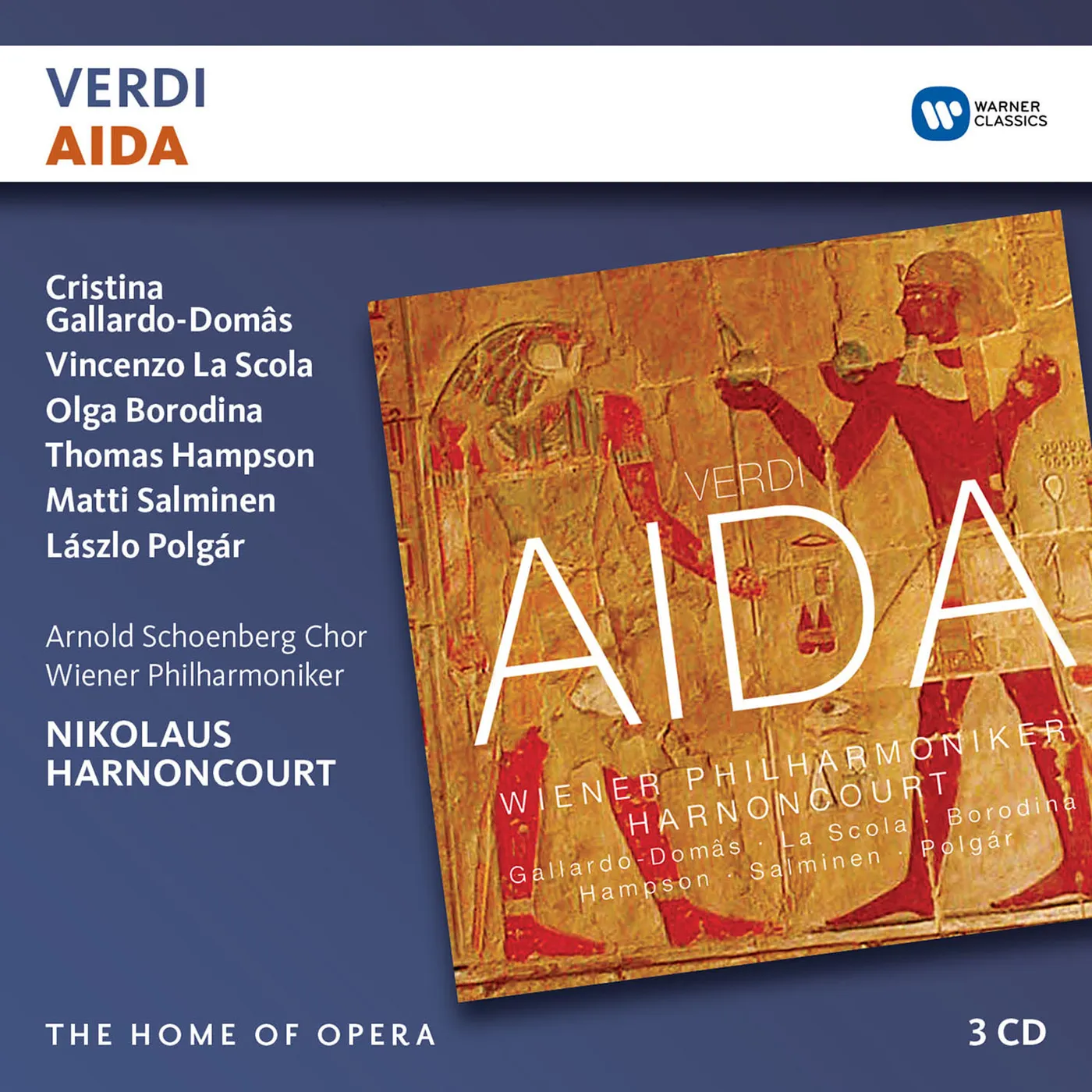 Nikolaus Harnoncourt VERDI: AIDA (3CD) CD