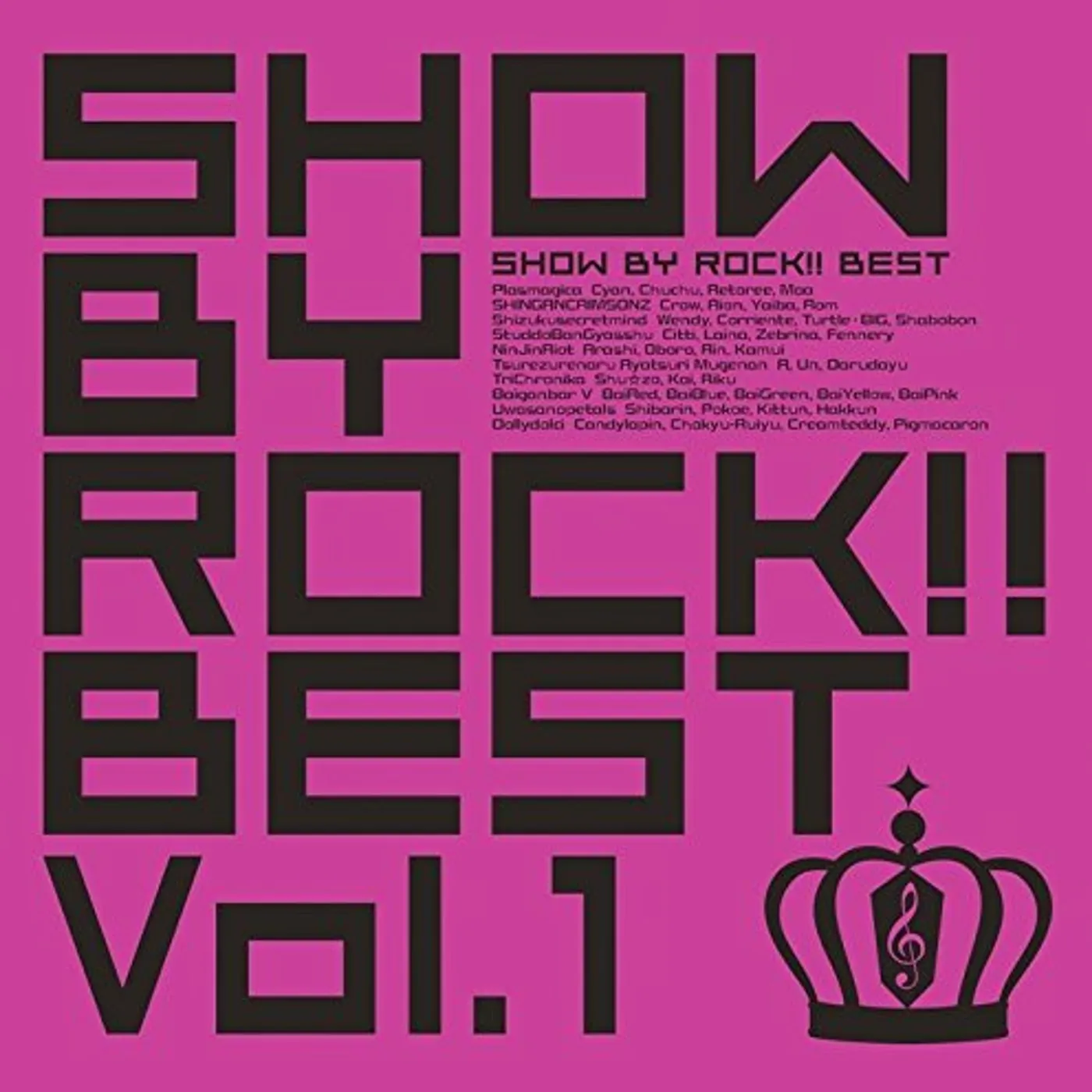 Game Music SHOW BY ROCK BEST VOL 1 / Original Soundtrack CD