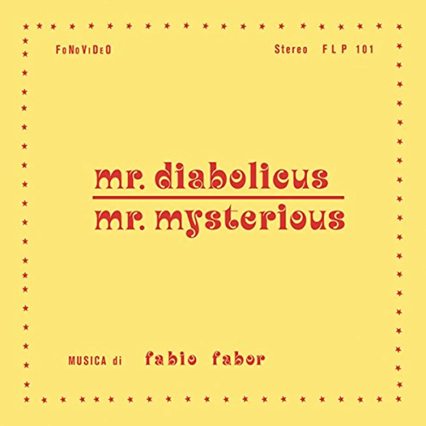 Fabor MR. DIABOLICUS: MR. MYSTERIOUS CD