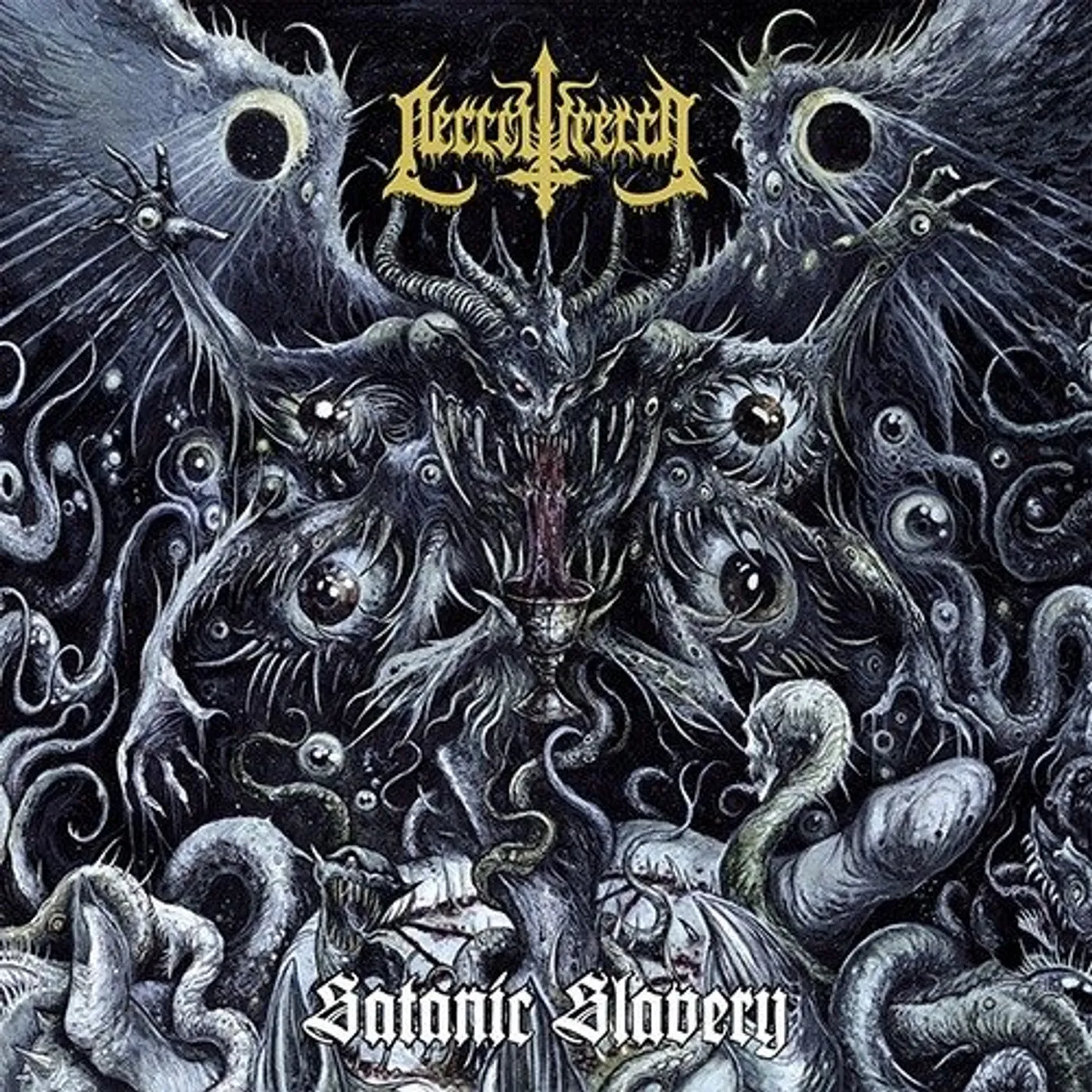 Necrowretch Satanic Slavery Vinyl Record