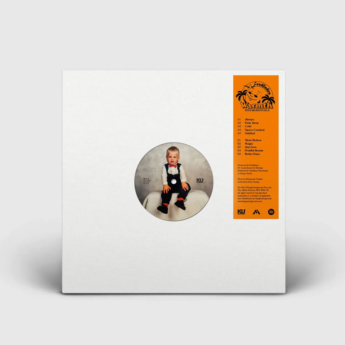 Fredfades WARMTH (INSTRUMENTALS) Vinyl Record