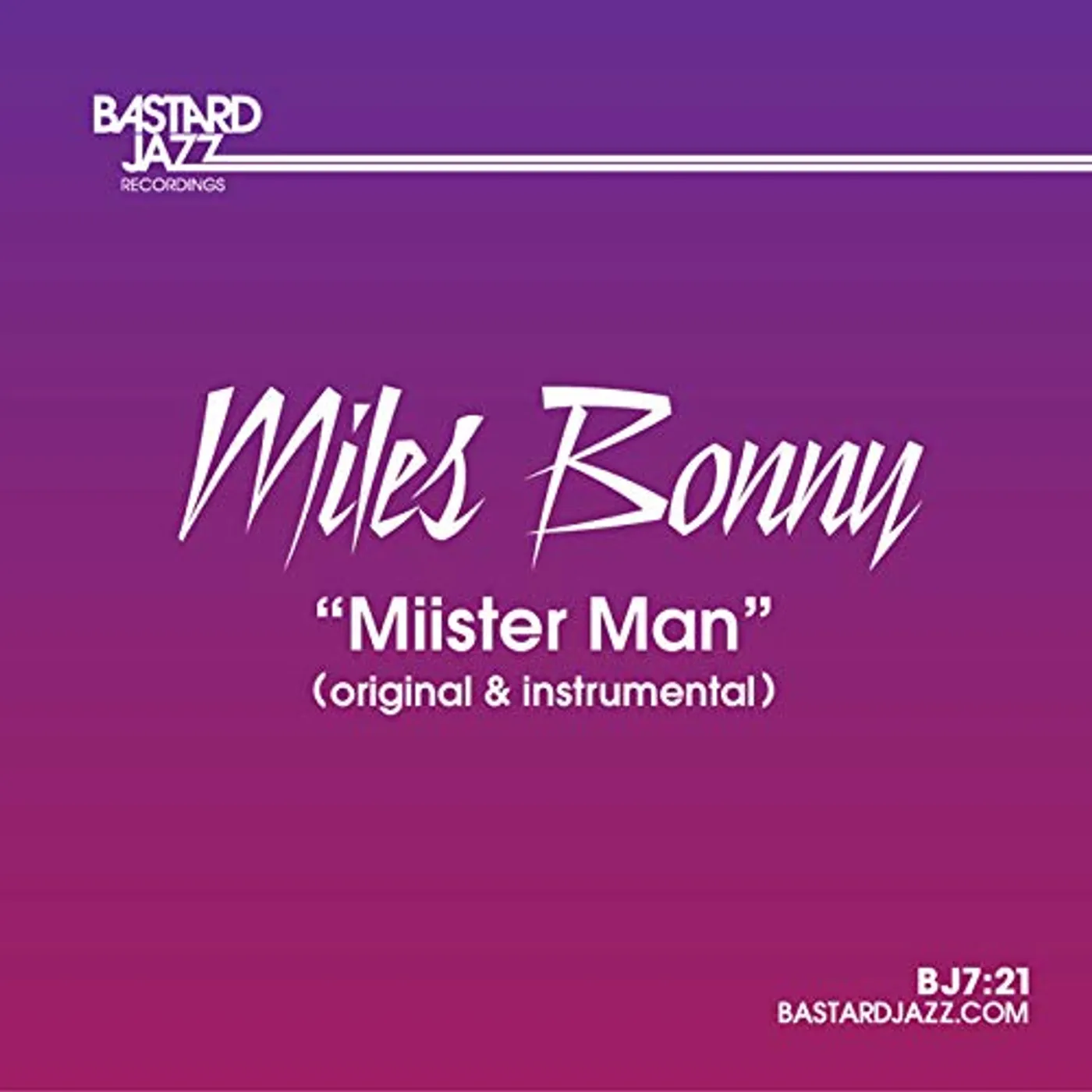 Miles Bonny Miister Man Vinyl Record