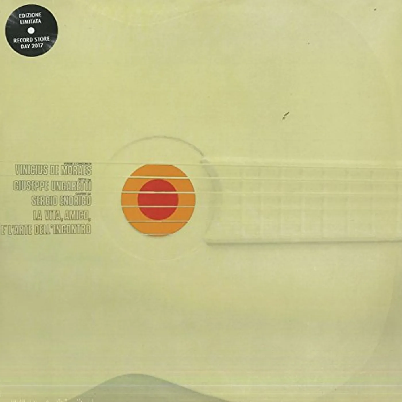 Sergio Endrigo / De Moraes / Ungaretti LA VITA AMICO E L'ARTE DELL'INCONTRO Vinyl Record