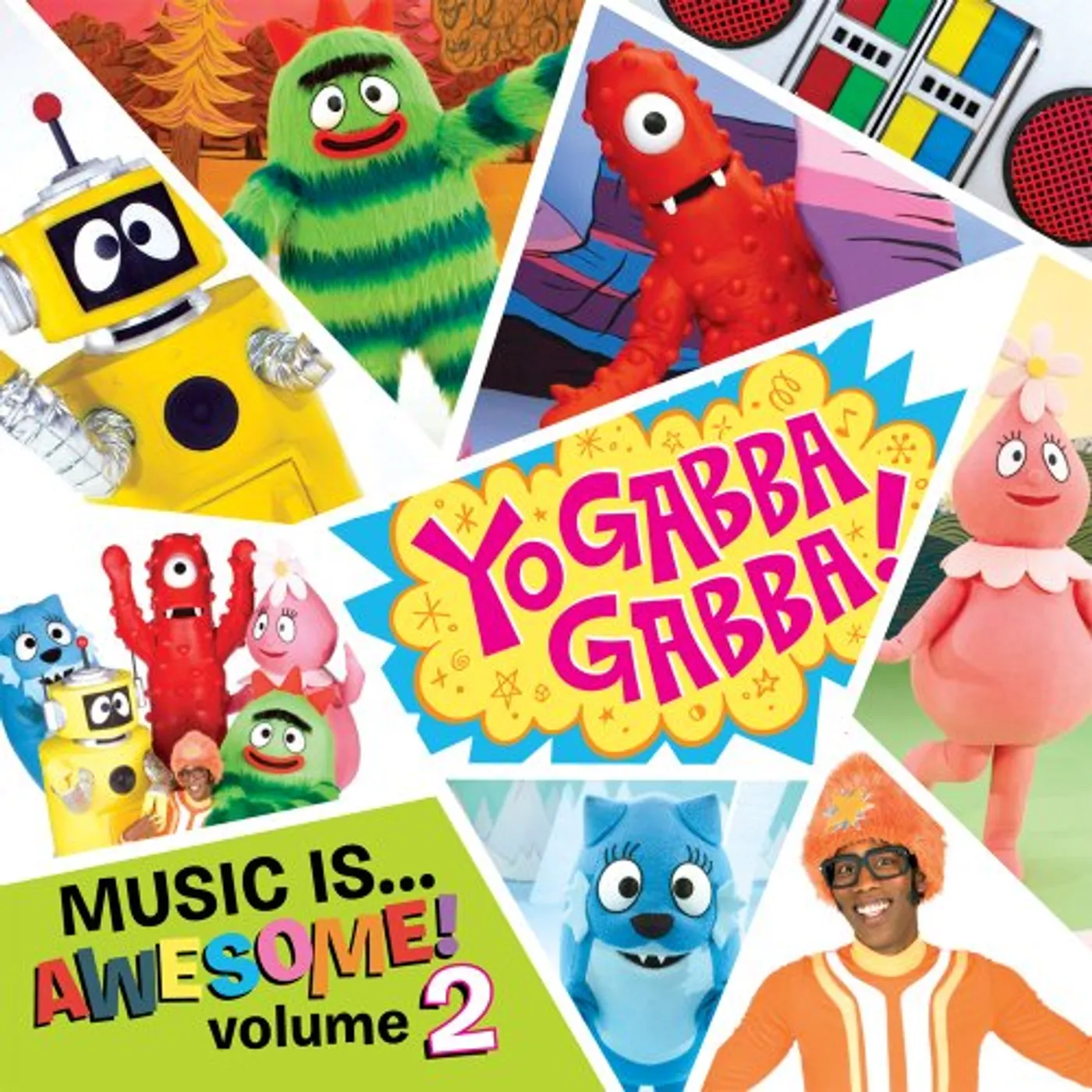 Yo Gabba Gabba MUSIC IS AWESOME 2 CD
