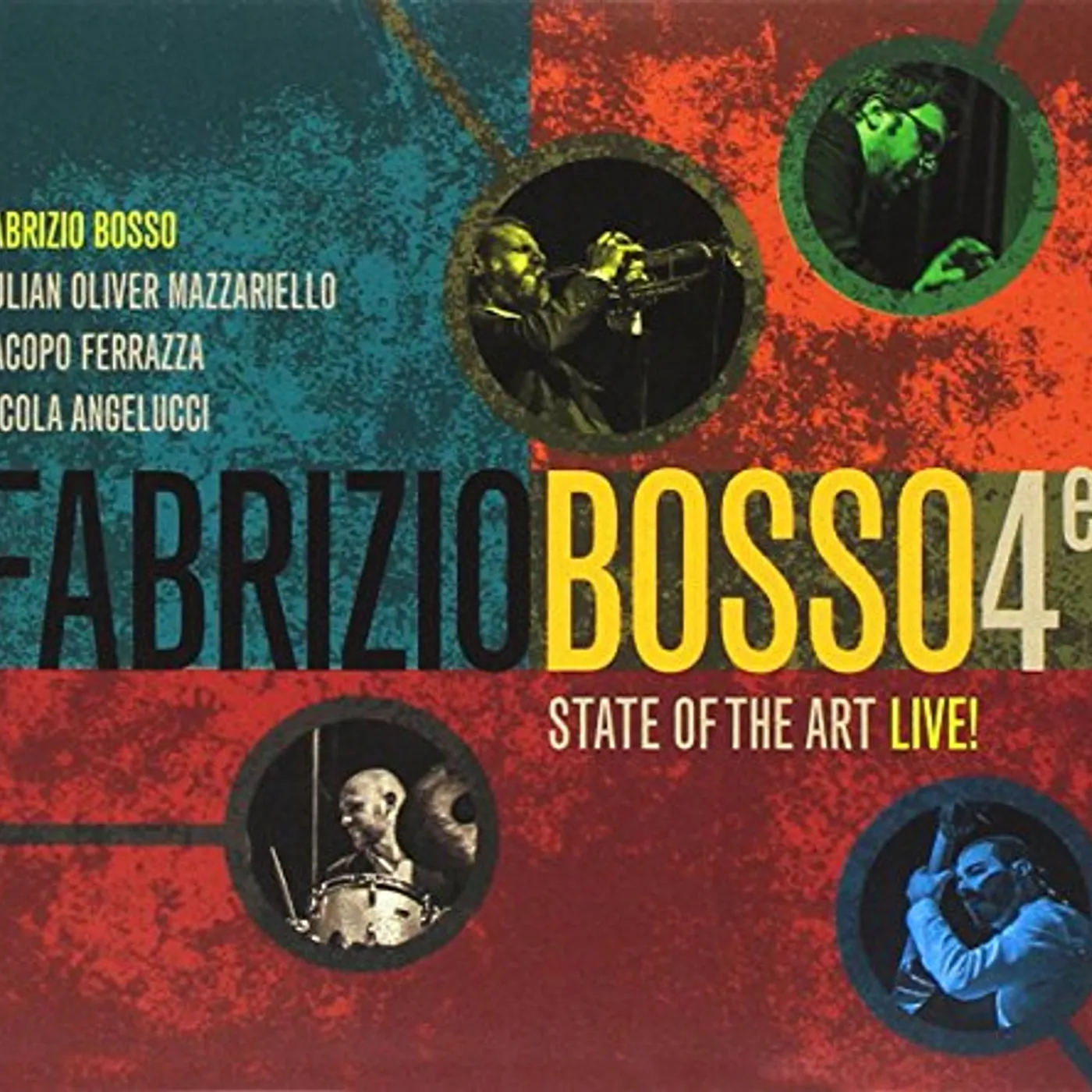 Fabrizio Bosso Quartet STATE OF THE ART: LIVE Vinyl Record