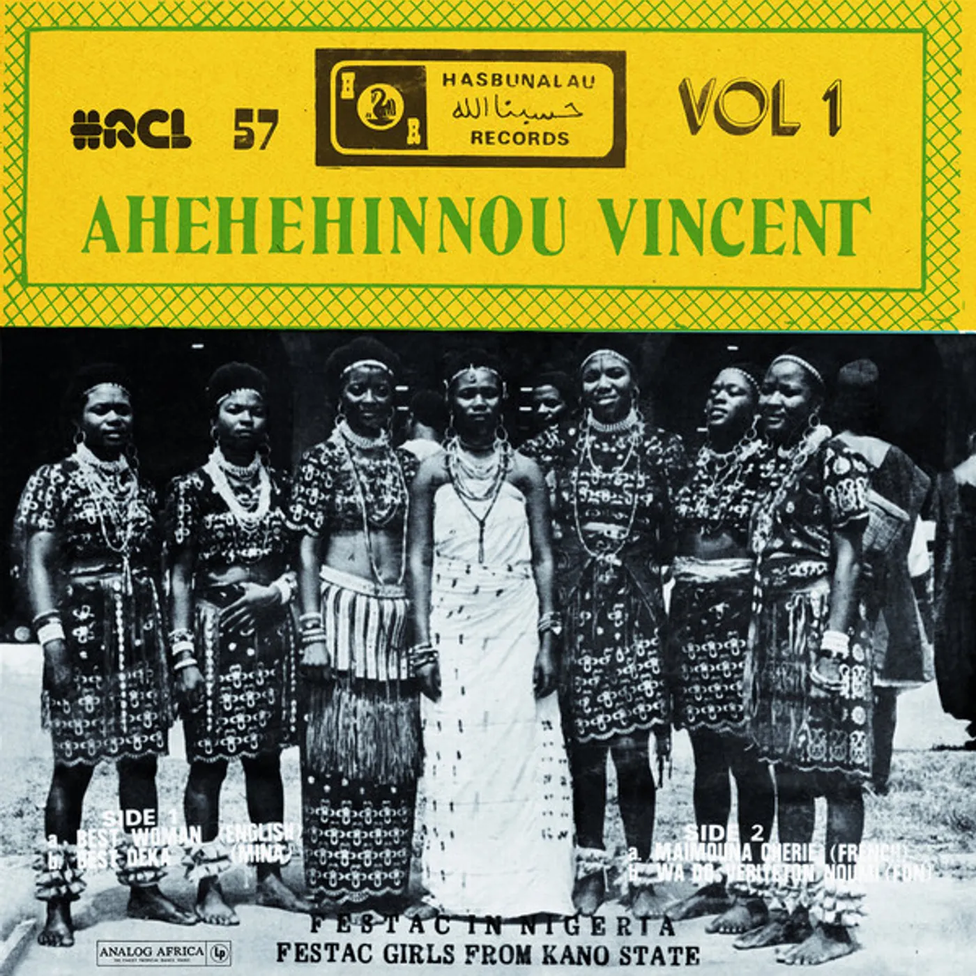 Vincent Ahehehinnou BEST WOMAN Vinyl Record