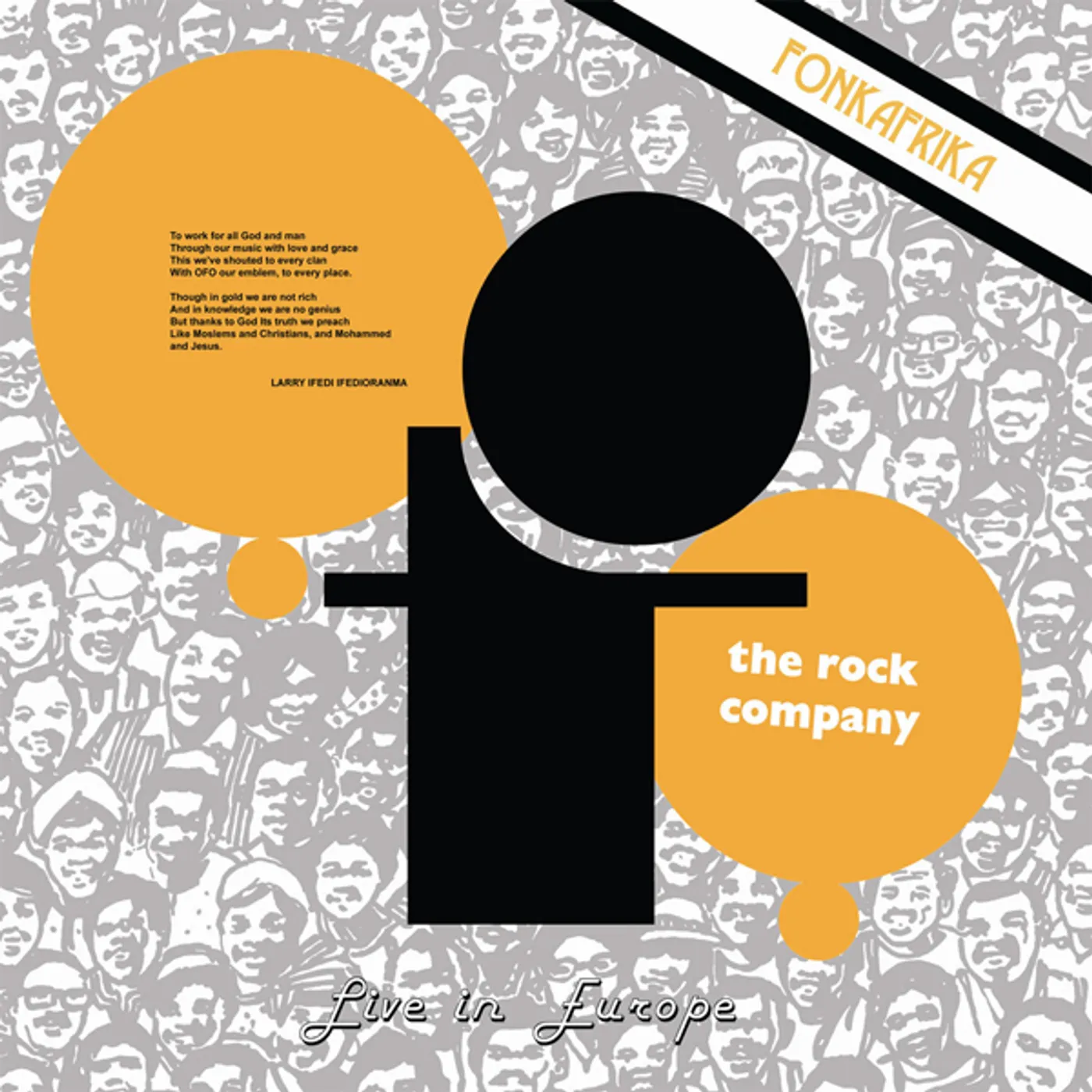 Ofo The Rock Company LIVE IN EUROPE - FONK AFRIKA CD