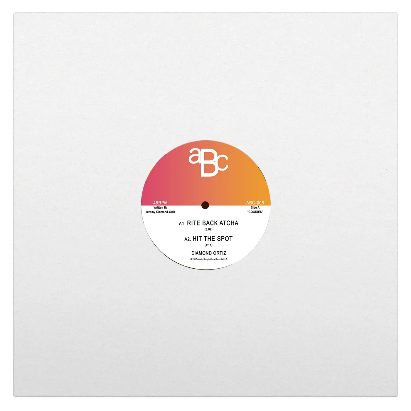 Diamond Ortiz Goodies Vinyl Record