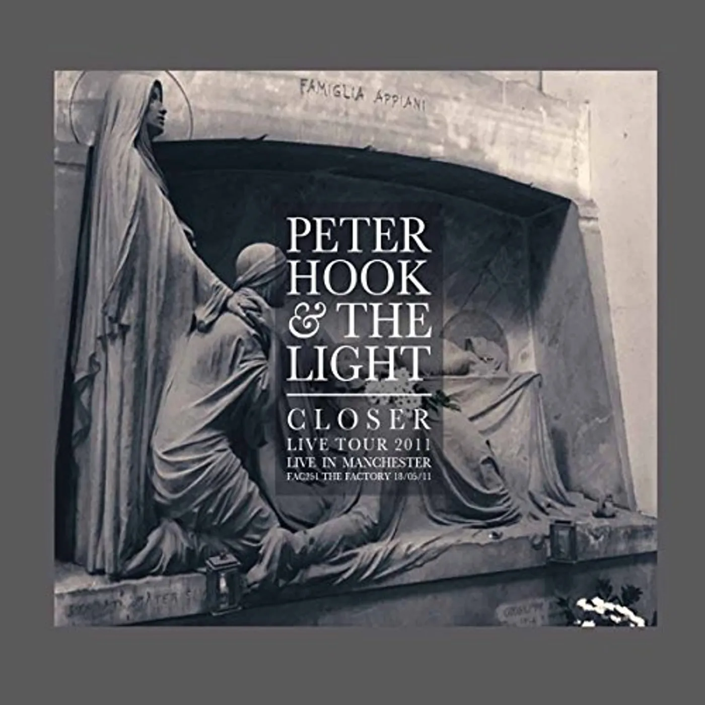 Peter Hook and The Light CLOSER - LIVE IN MANCHESTER CD