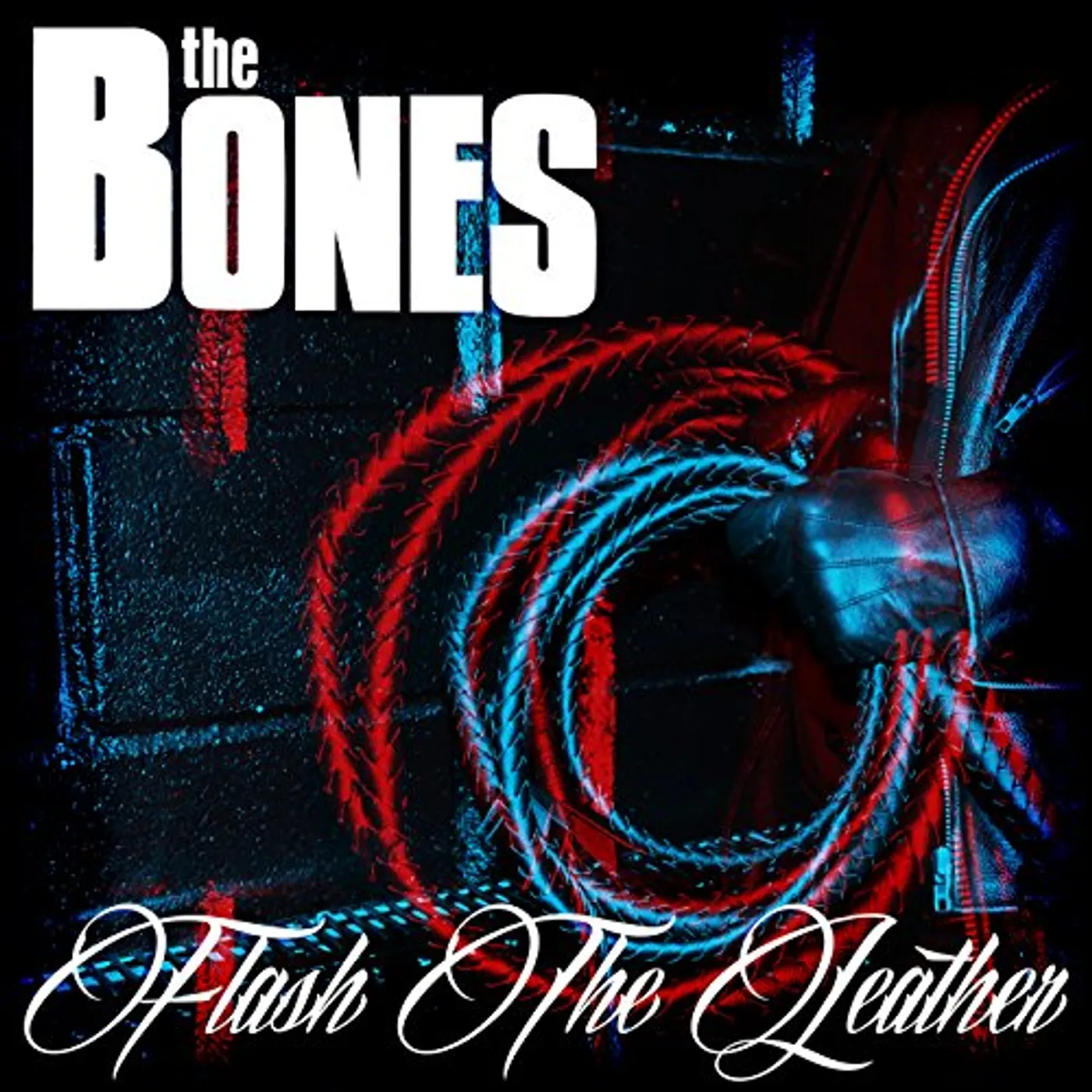 The Bones FLASH THE LEATHER (BLUE VINYL) Vinyl Record