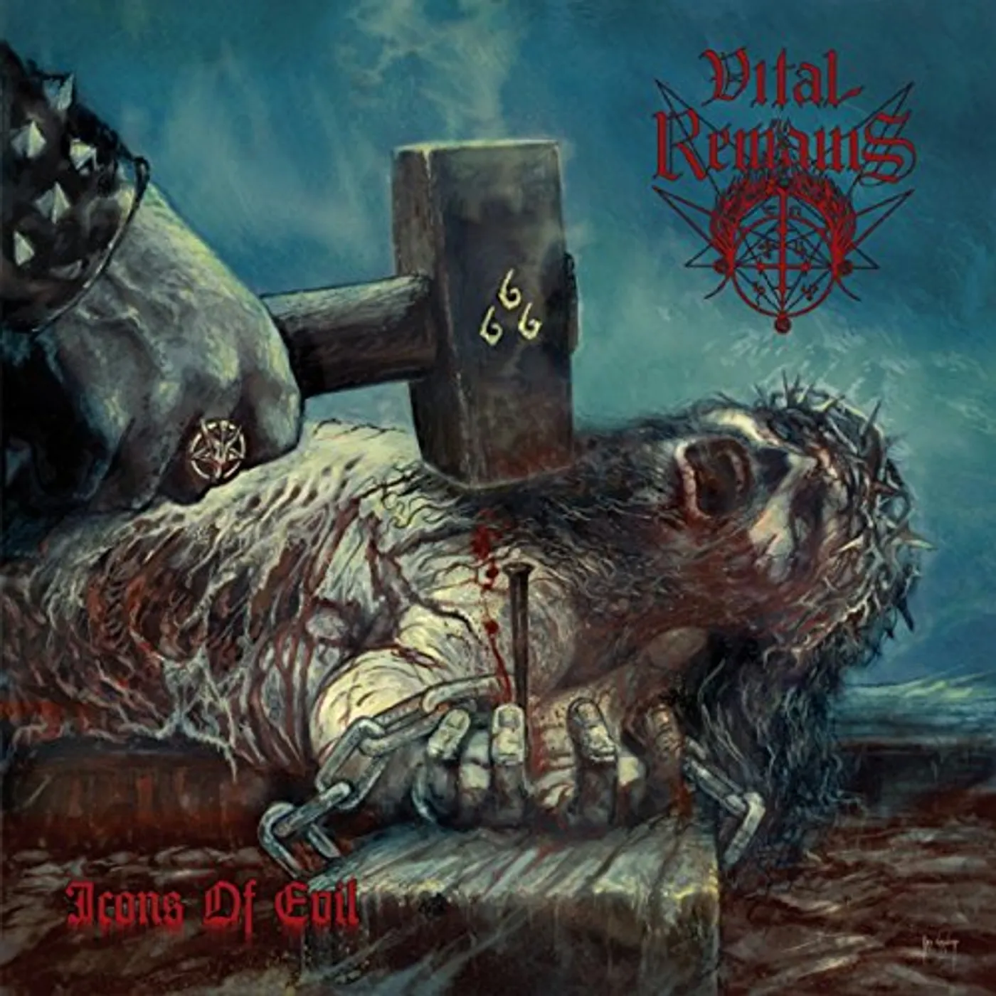 Vital Remains ICONS OF EVIL Vinyl Record