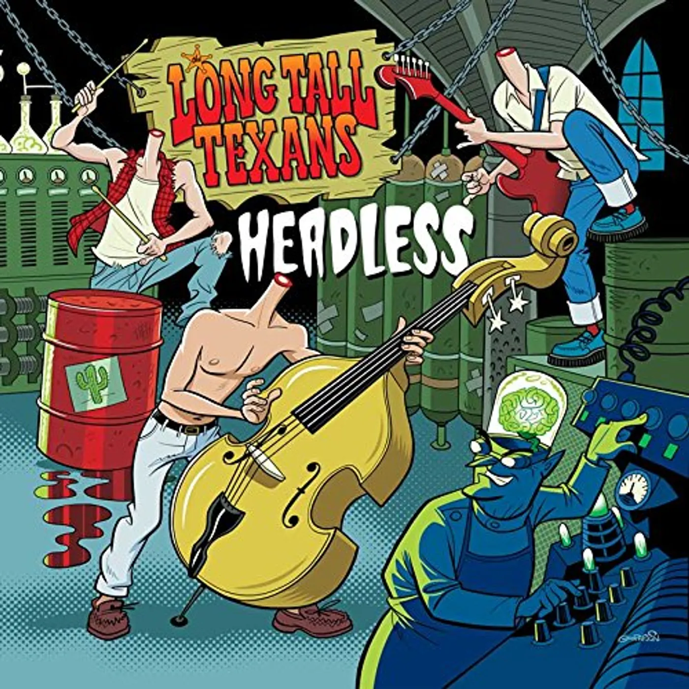 Long Tall Texans HEADLESS (BLUE VINYL) Vinyl Record