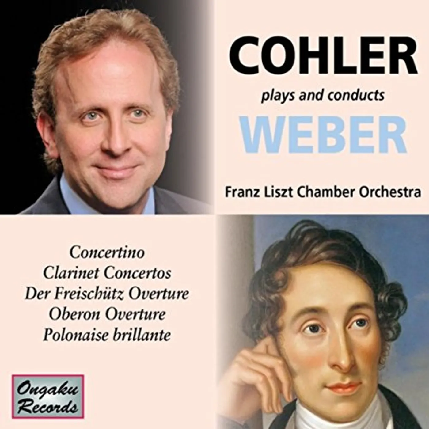 Jonathan Cohler COHLER PLAYS & CONDUCTS WEBER CD